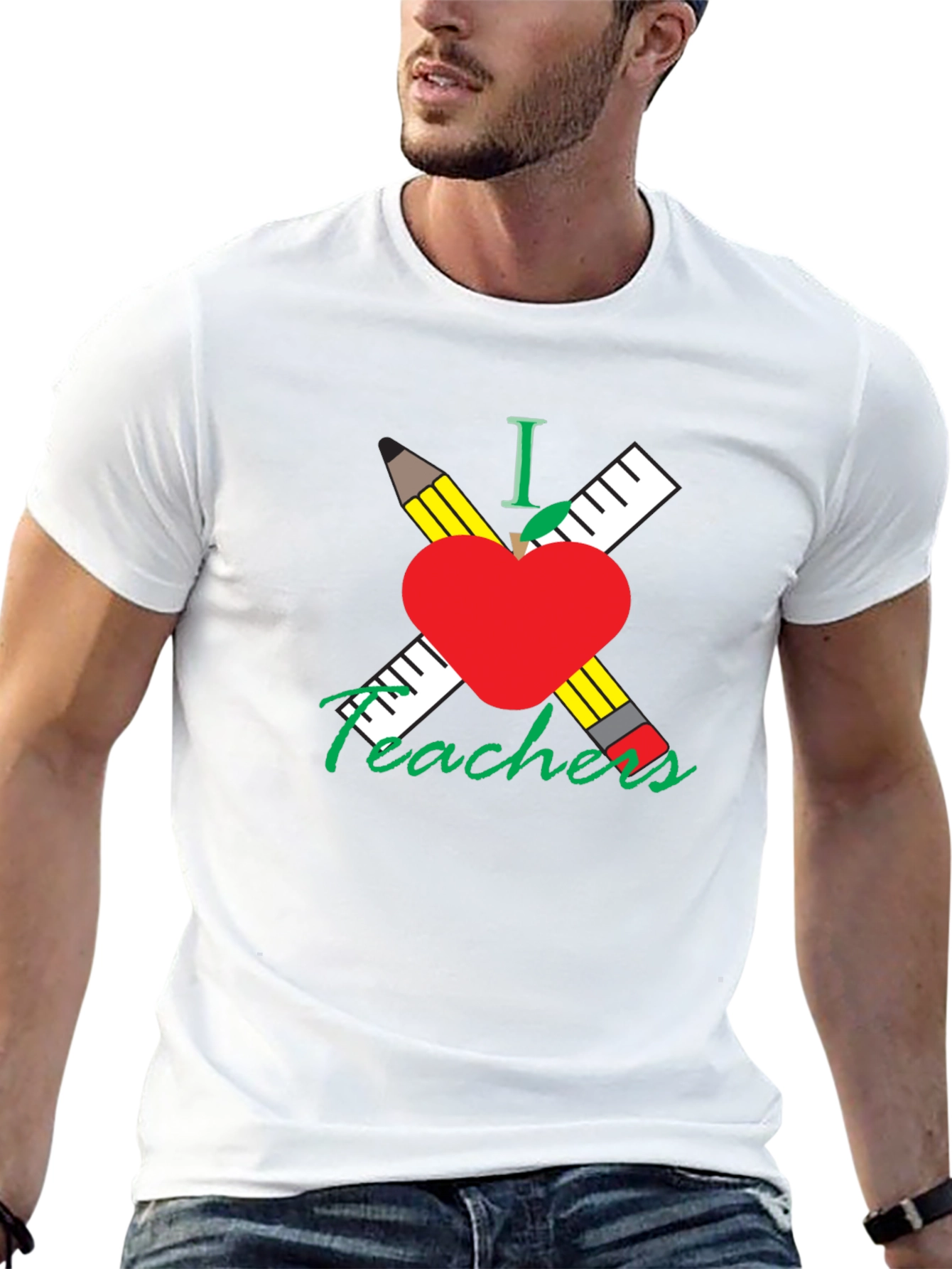 I Love Teachers Graphic Tee