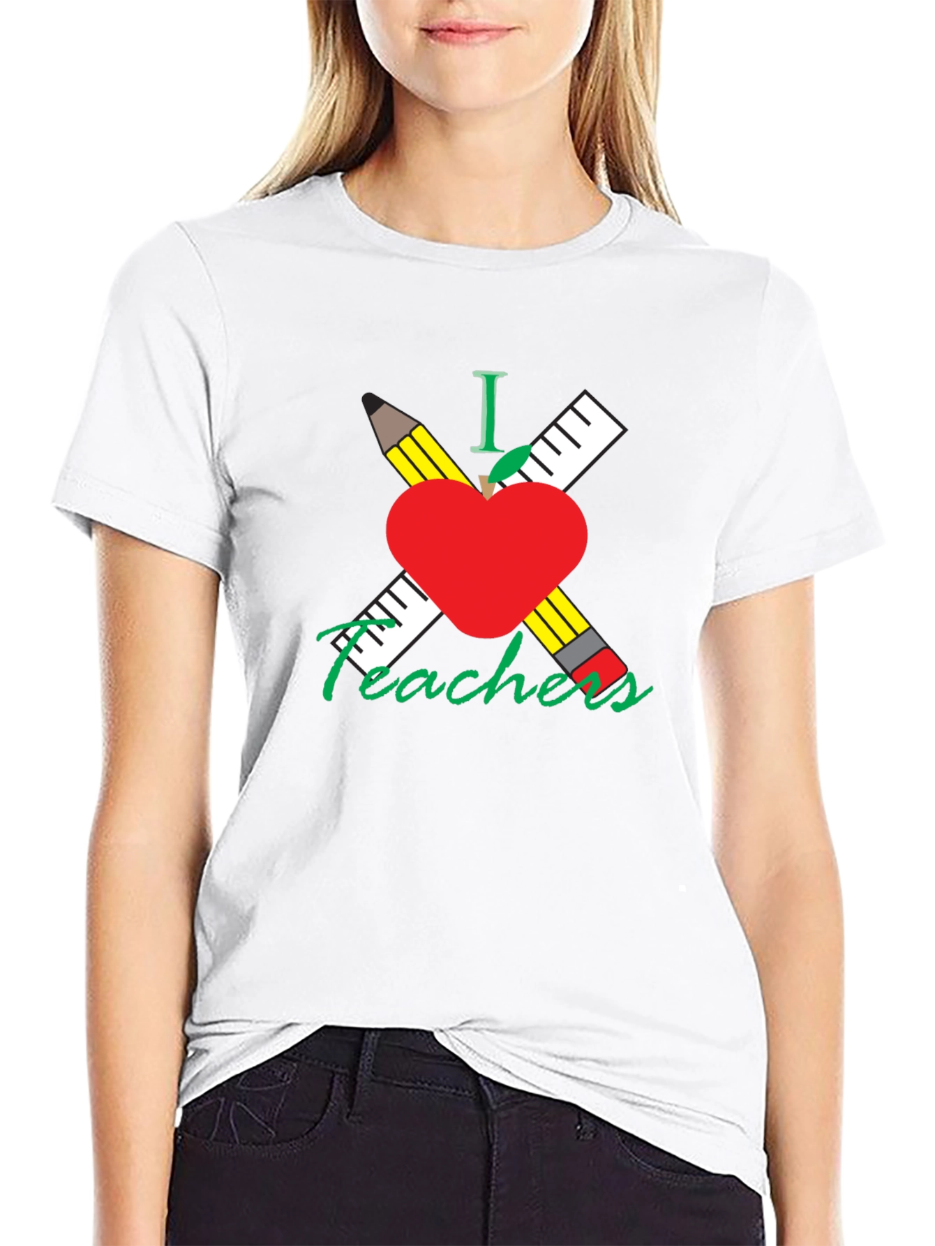 I Love Teachers Graphic Tee