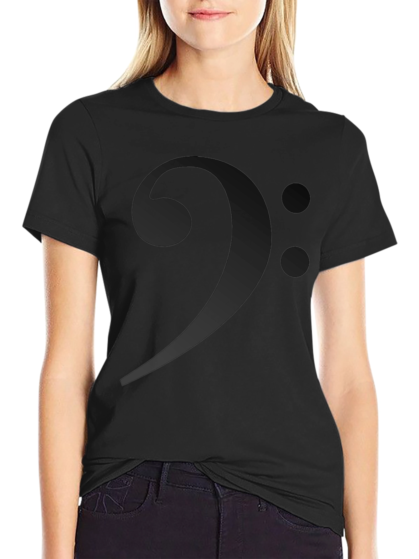 Bass Clef Graphic T-Shirt - Music Lover Tee