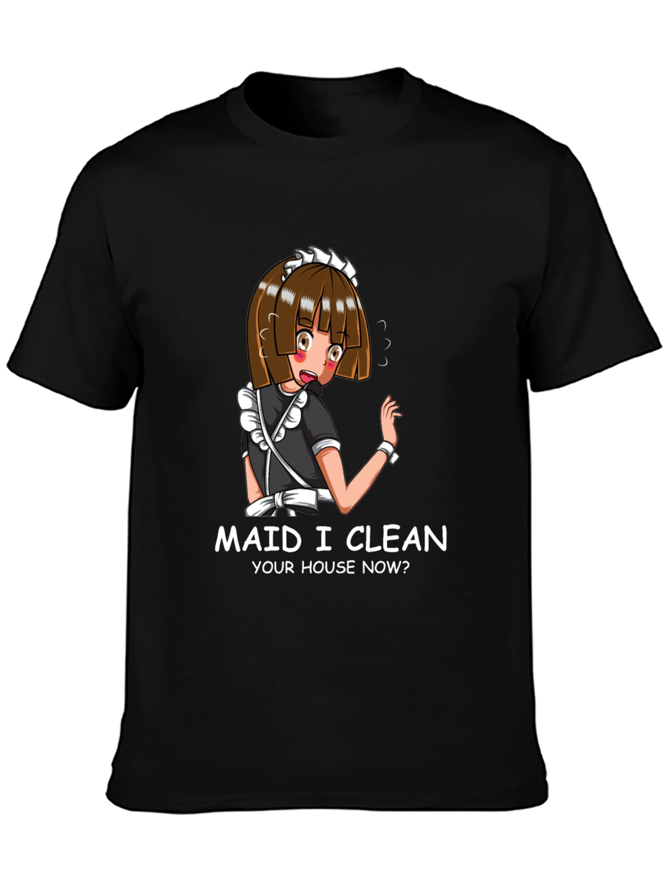 Anime Maid Graphic T-Shirt