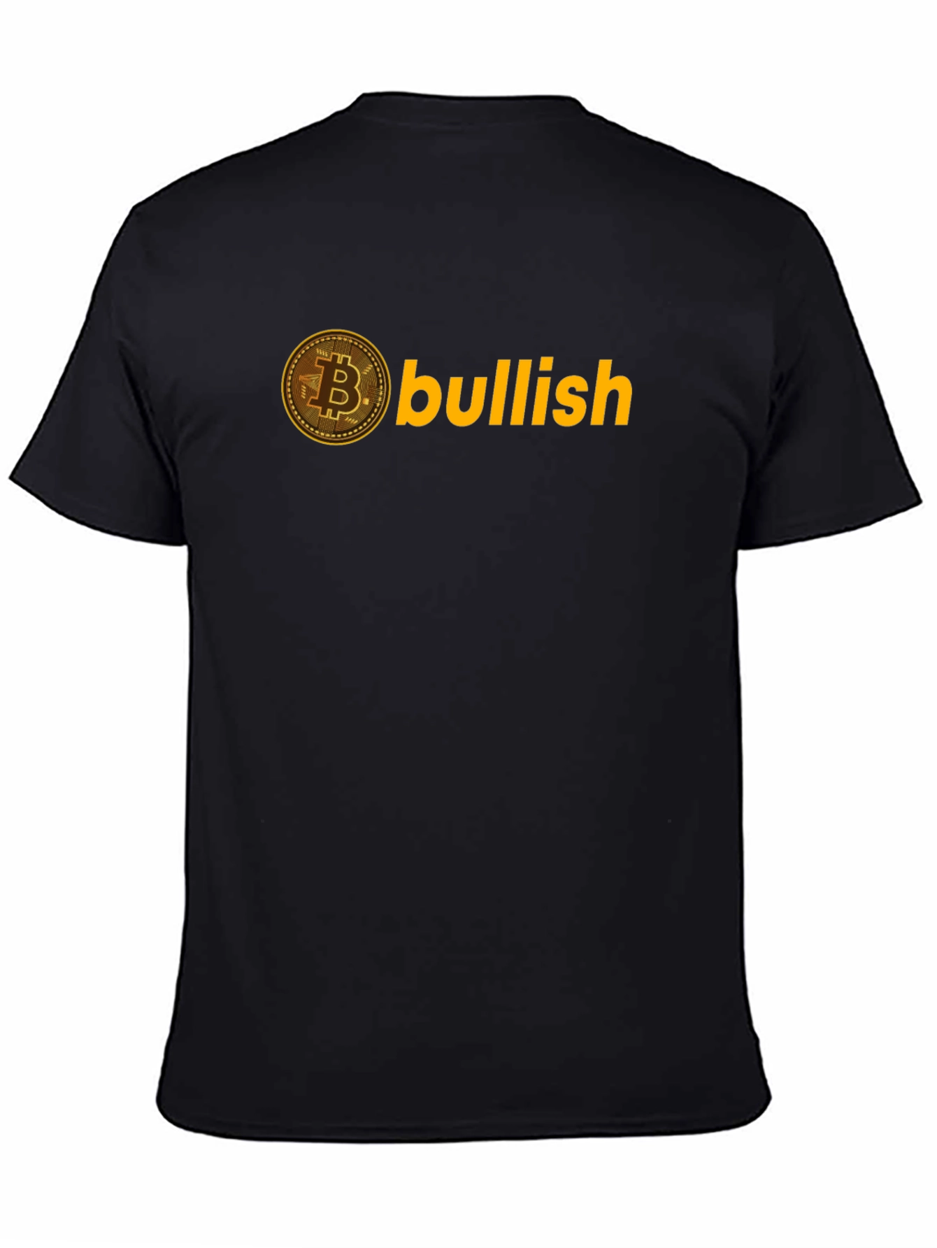 Bullish Bitcoin Crypto Black T-Shirt
