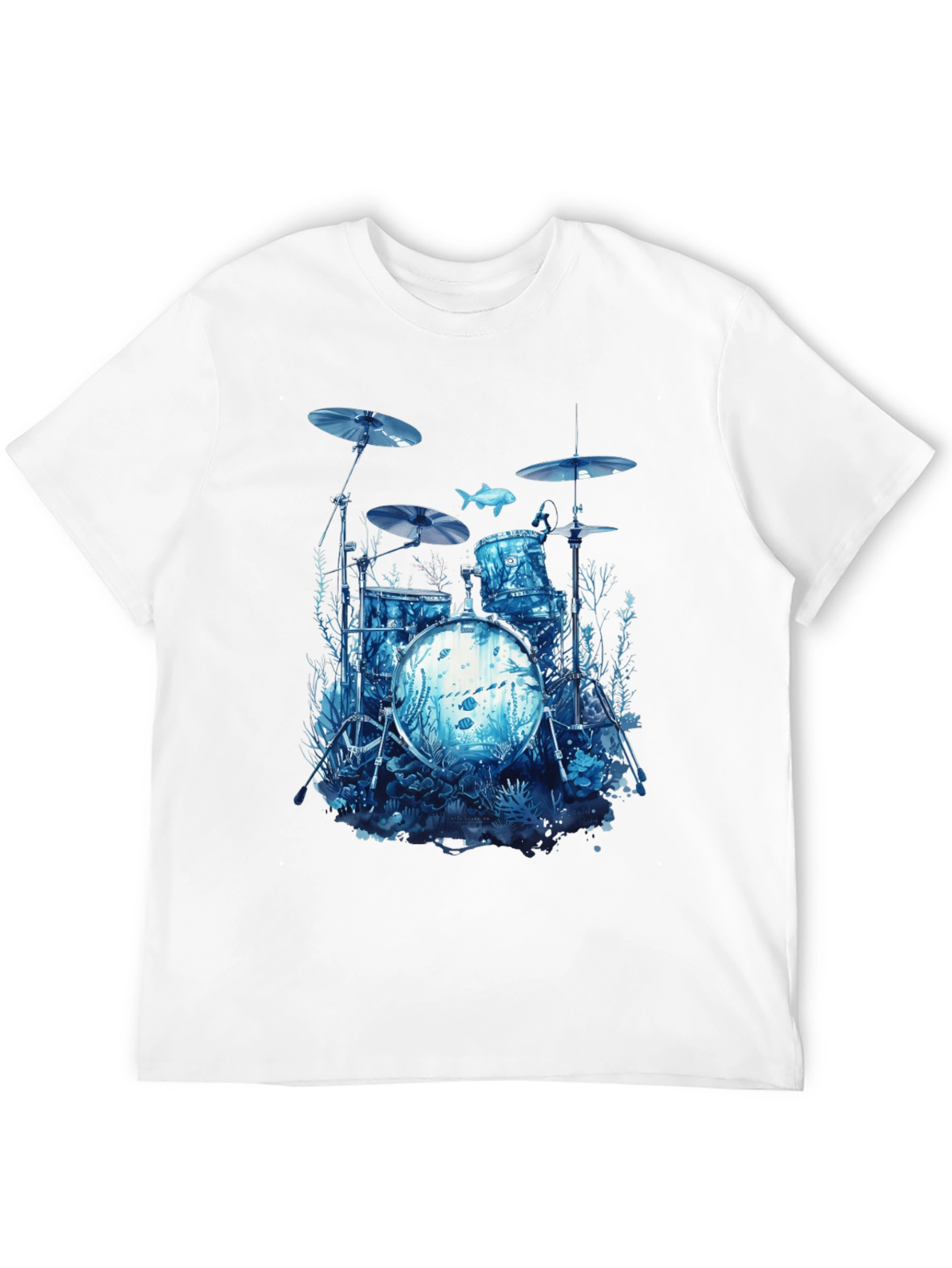 Ocean Drum Set Graphic T-Shirt