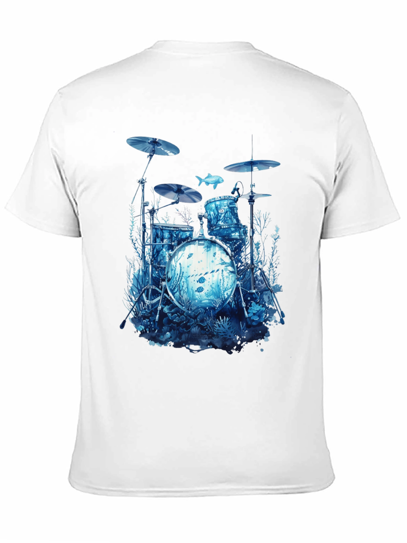 Ocean Drum Set Graphic T-Shirt