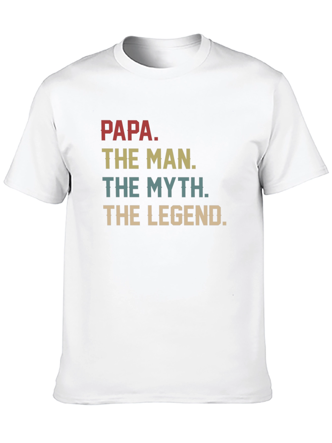 Papa The Man The Myth The Legend Graphic T-Shirt