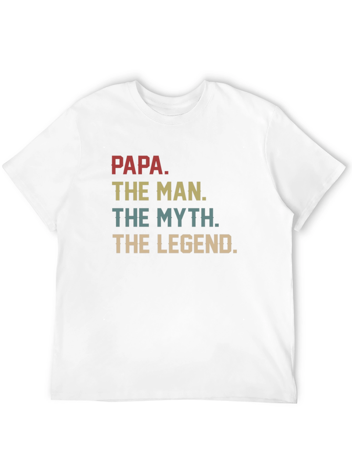 Papa The Man The Myth The Legend Graphic T-Shirt