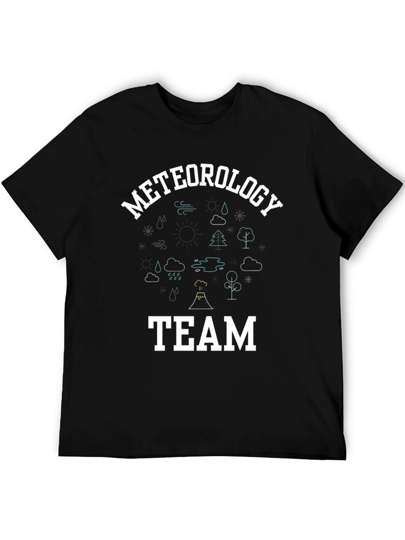 Meteorology Team T-Shirt Black
