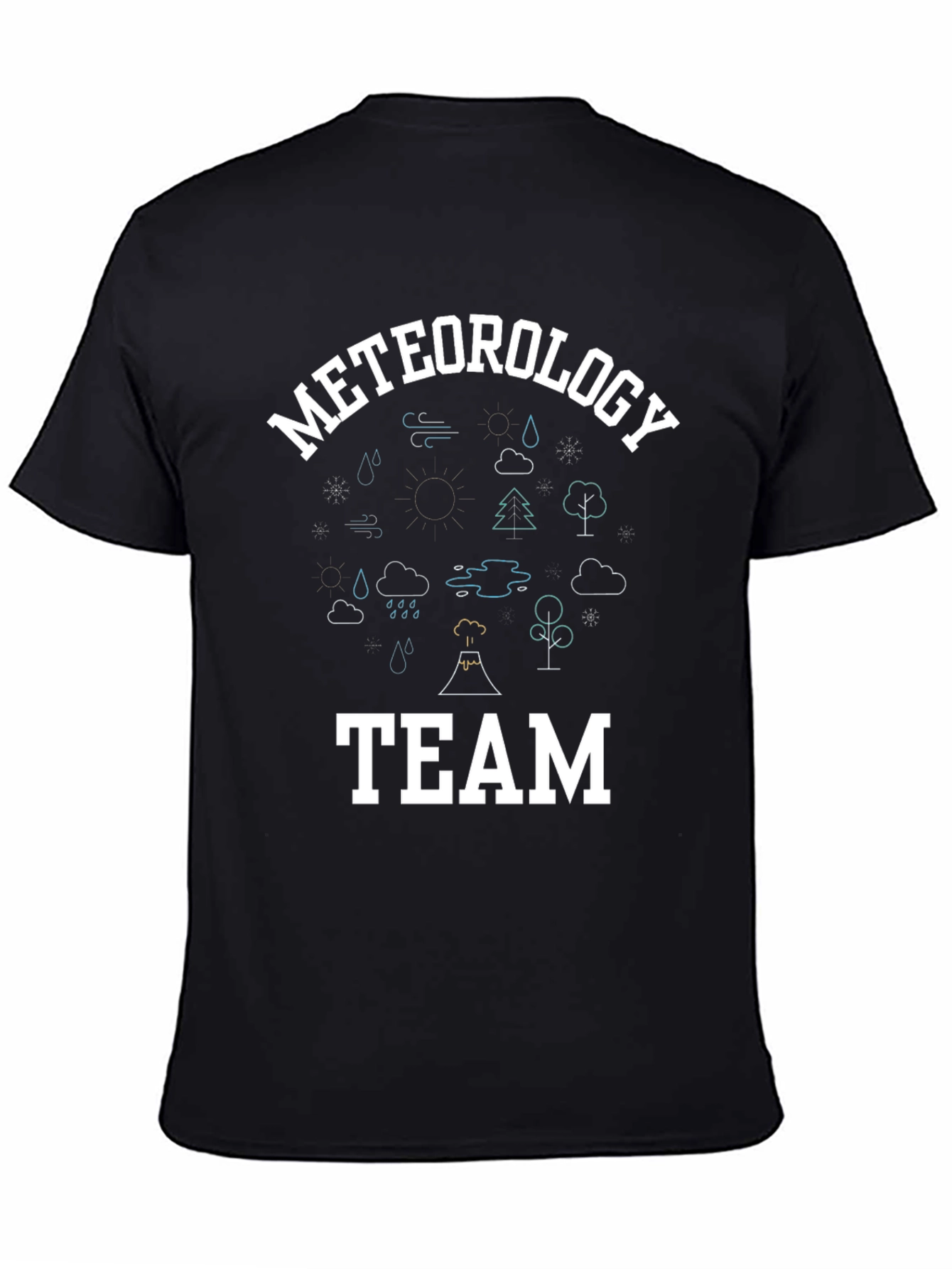 Meteorology Team T-Shirt Black