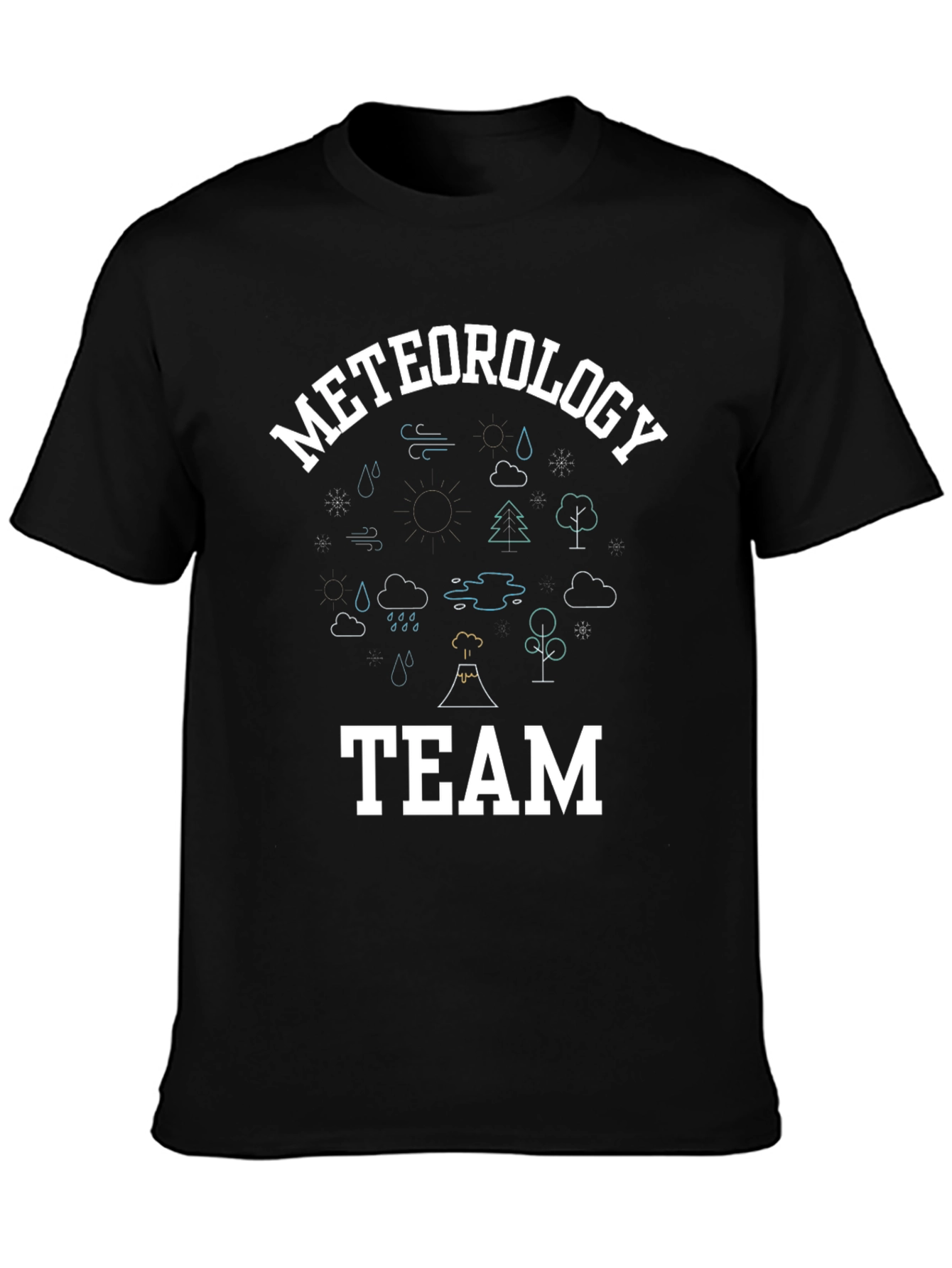 Meteorology Team T-Shirt Black