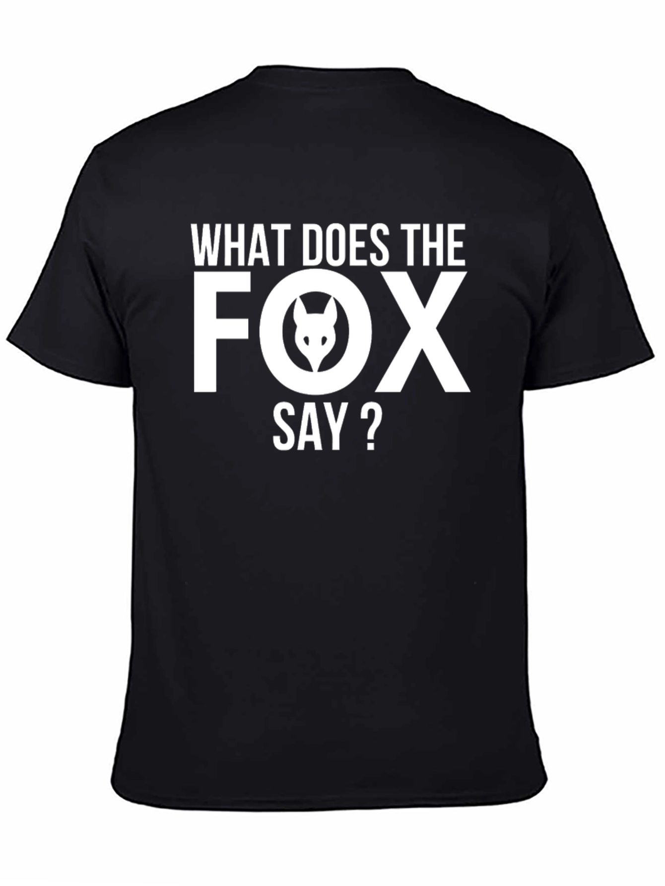 What Does the Fox Say? Novelty Graphic T-Shirt