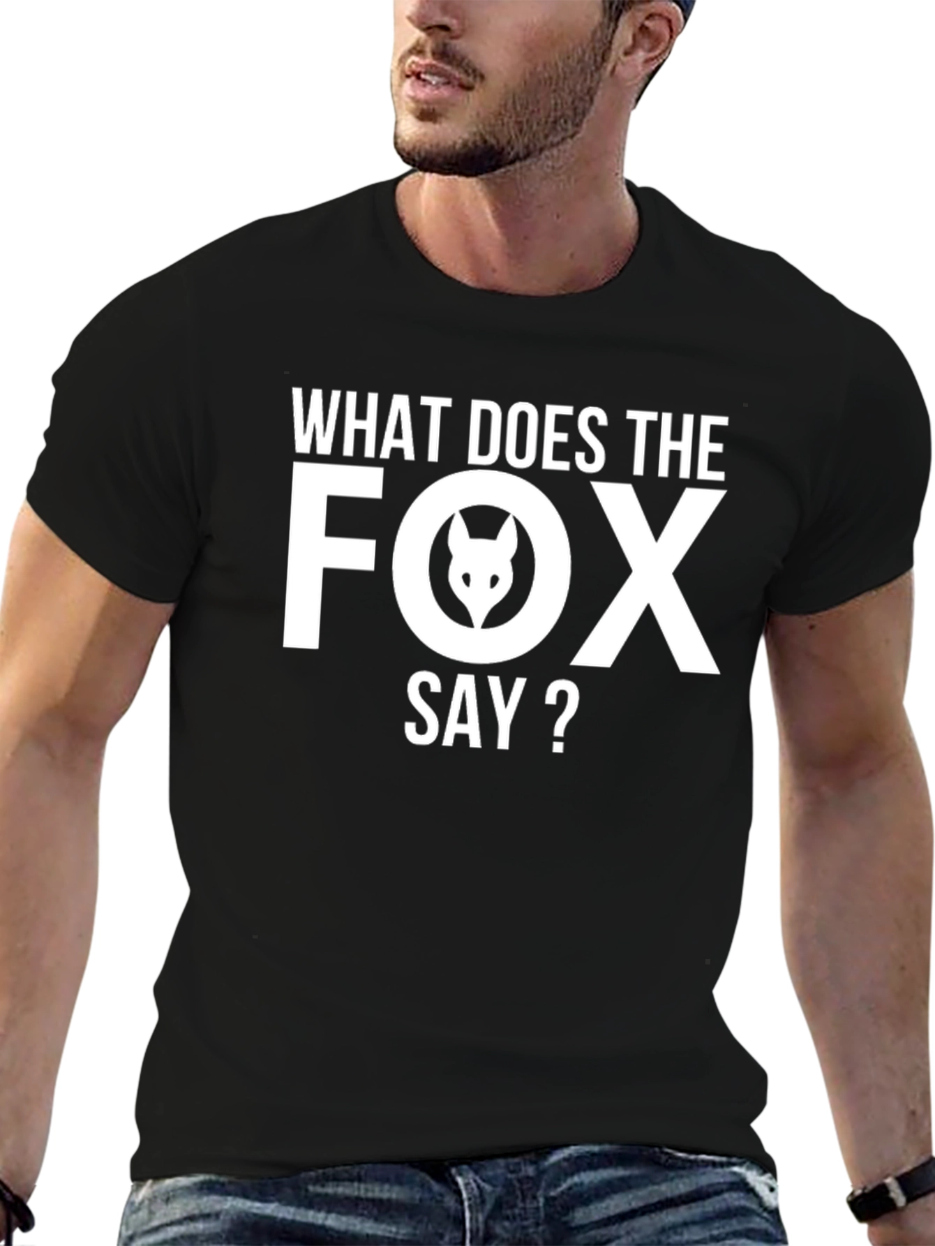 What Does the Fox Say? Novelty Graphic T-Shirt