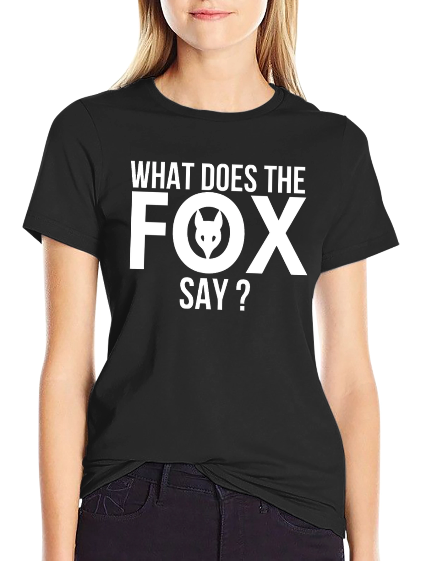 What Does the Fox Say? Novelty Graphic T-Shirt
