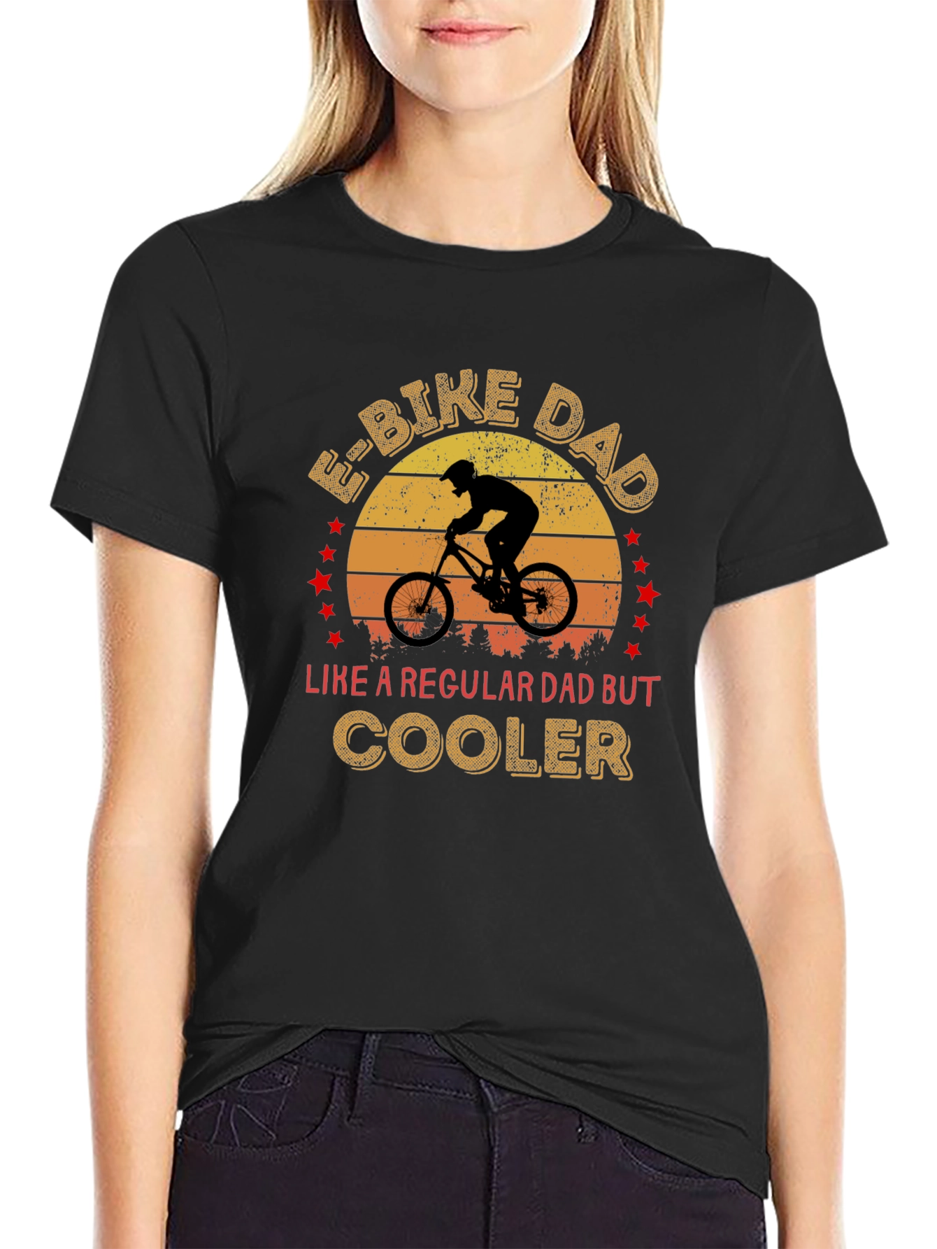 E-Bike Dad T-Shirt: Regular Dad But Cooler