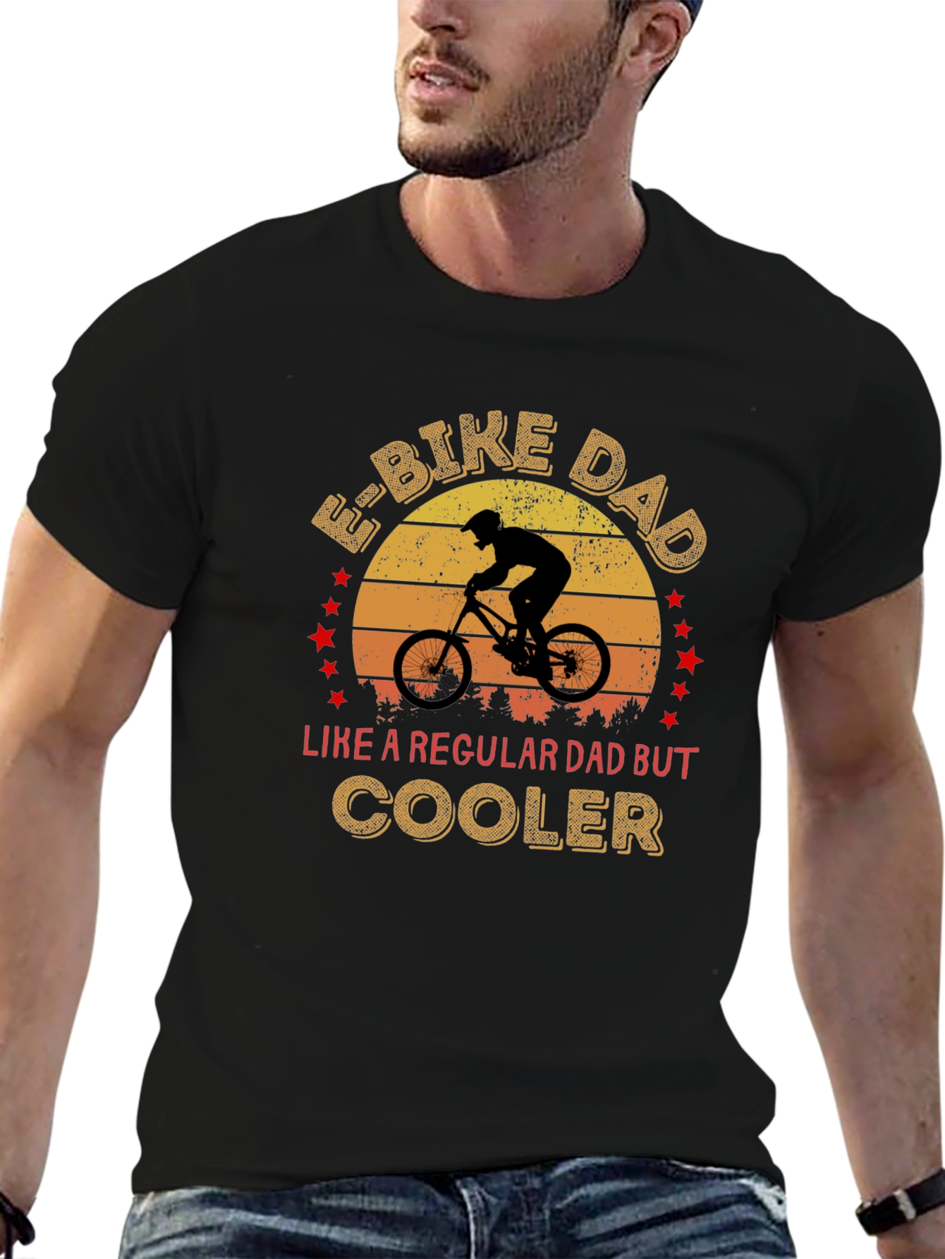 E-Bike Dad T-Shirt: Regular Dad But Cooler