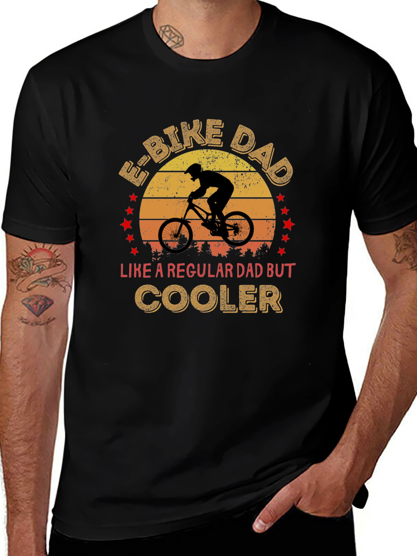 E-Bike Dad T-Shirt: Regular Dad But Cooler