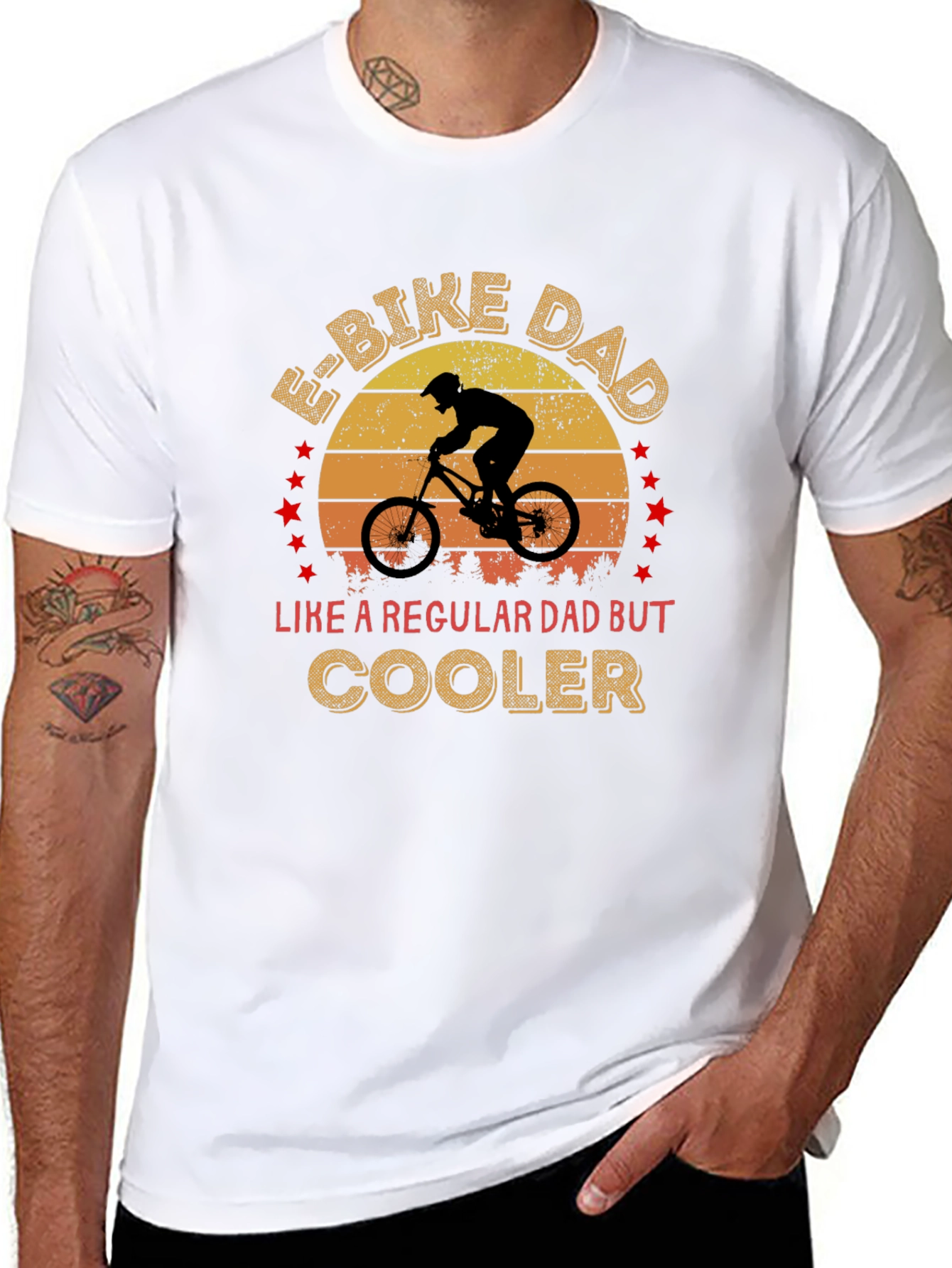 E-Bike Dad T-Shirt: Regular Dad But Cooler