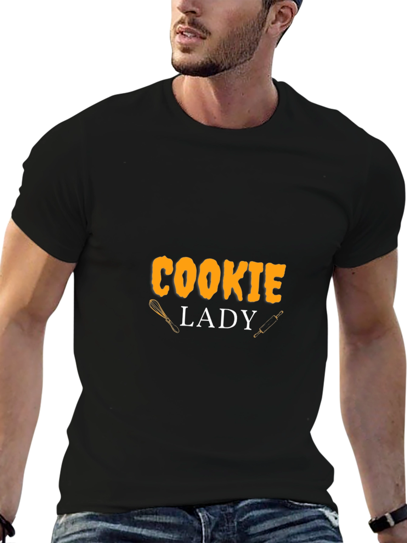 Cookie Lady Black T-Shirt