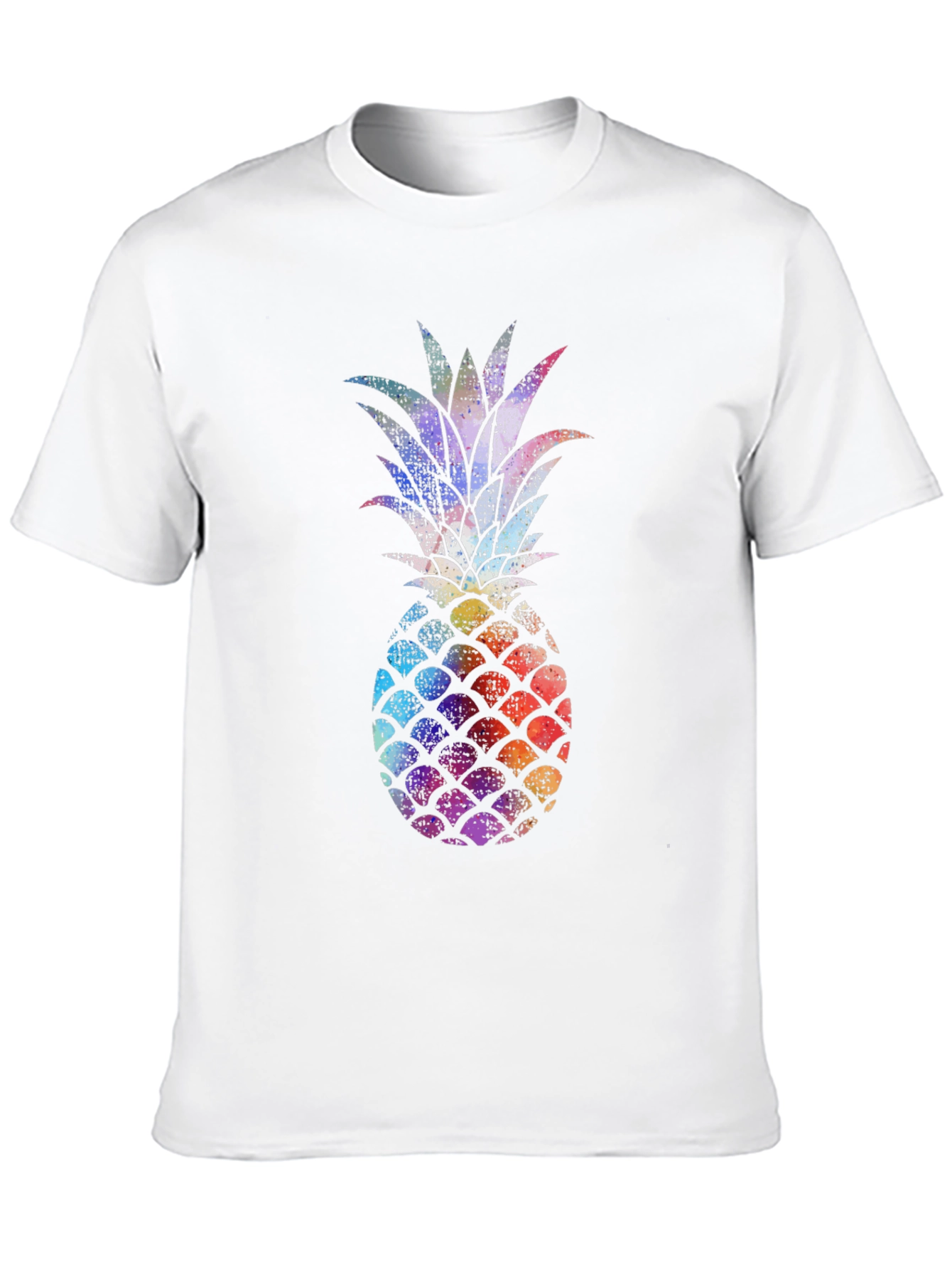 Colorful Pineapple Graphic T-Shirt