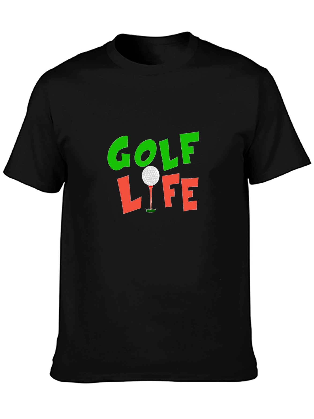 Golf Life Graphic T-Shirt - Black