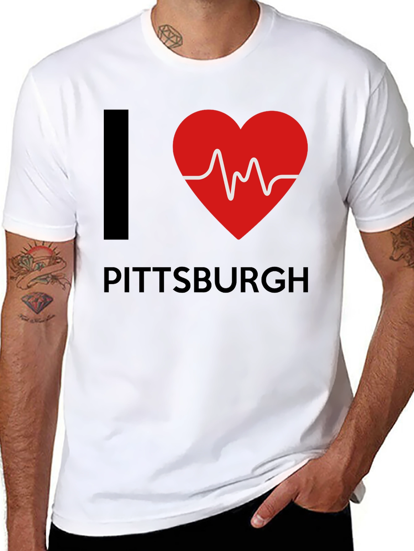 I Heart Pittsburgh Graphic T-Shirt