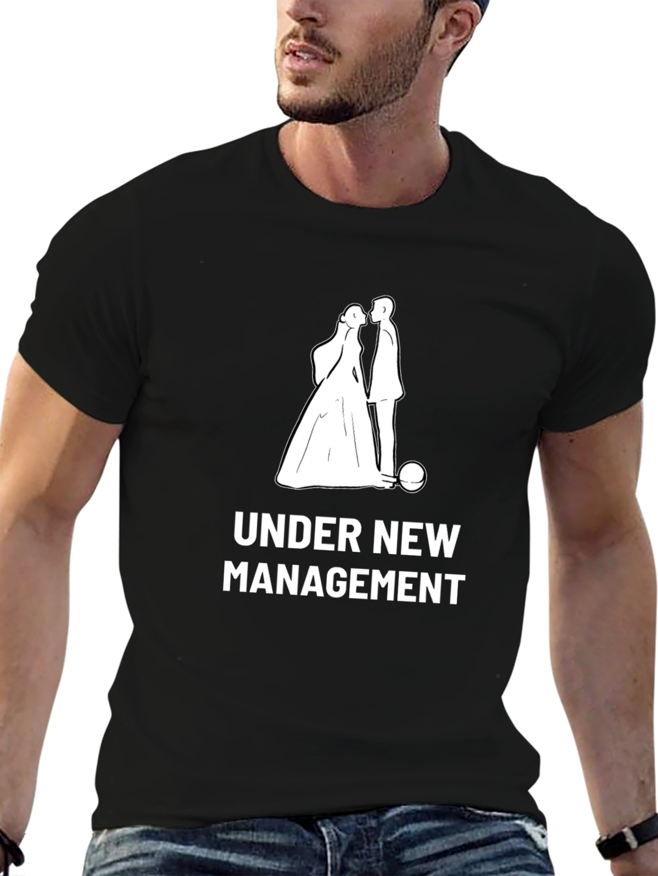 Under New Management Funny Wedding T-Shirt