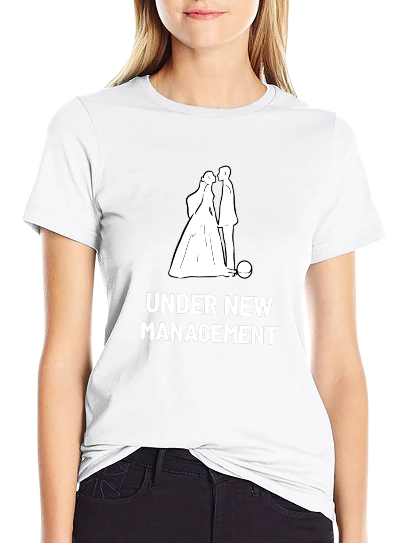 Under New Management Funny Wedding T-Shirt