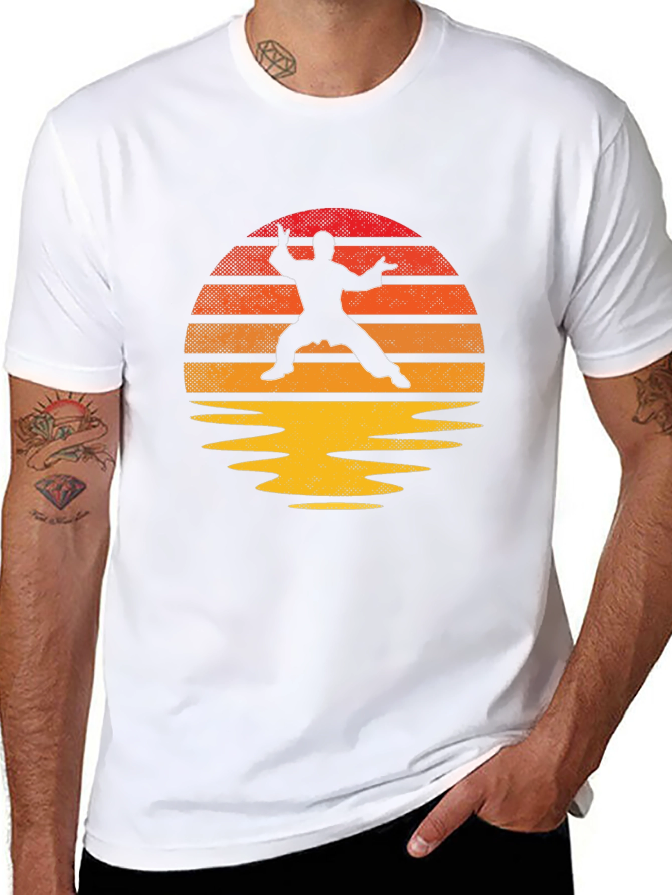 Martial Arts Sunset T-Shirt