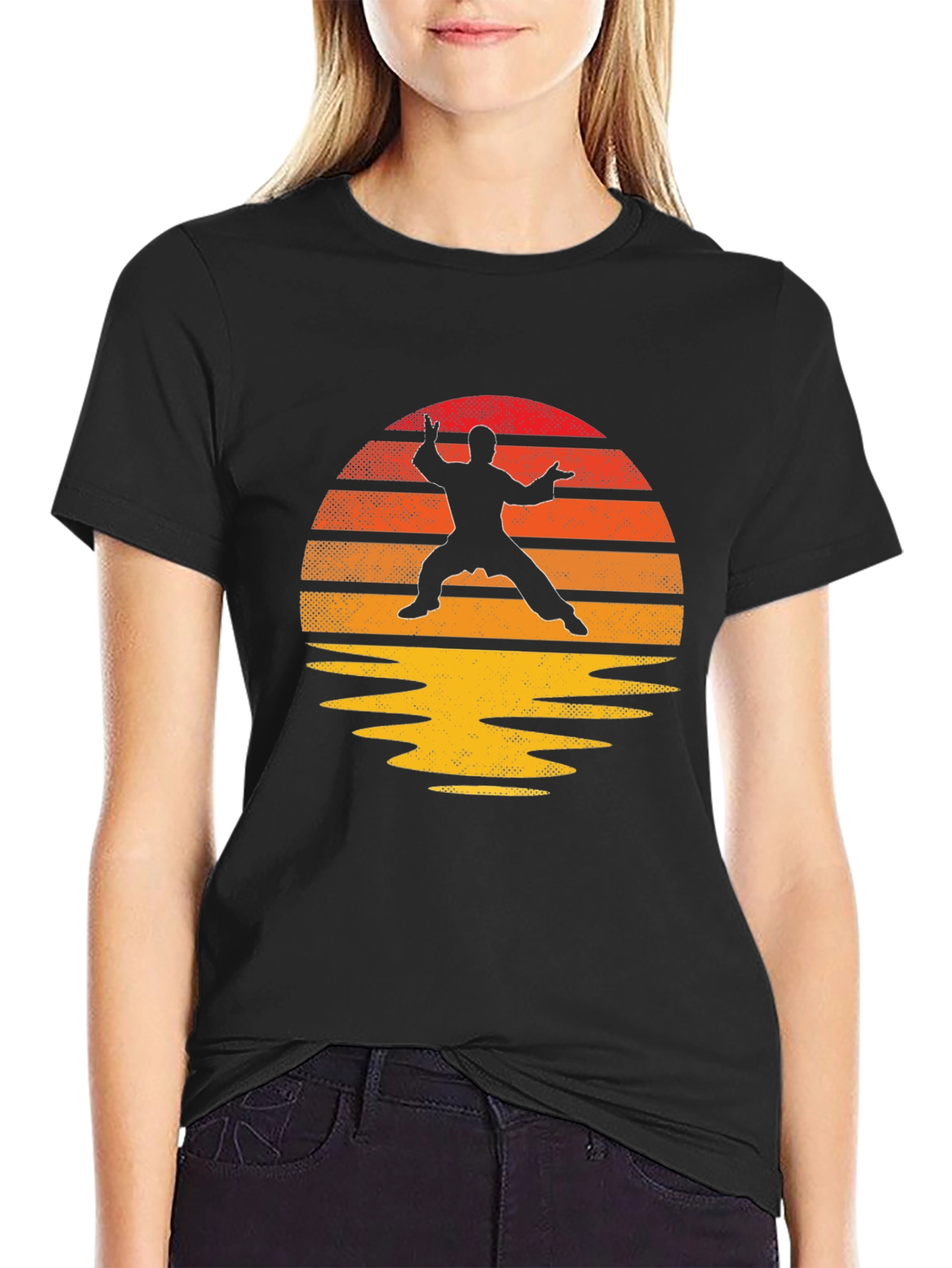Martial Arts Sunset T-Shirt
