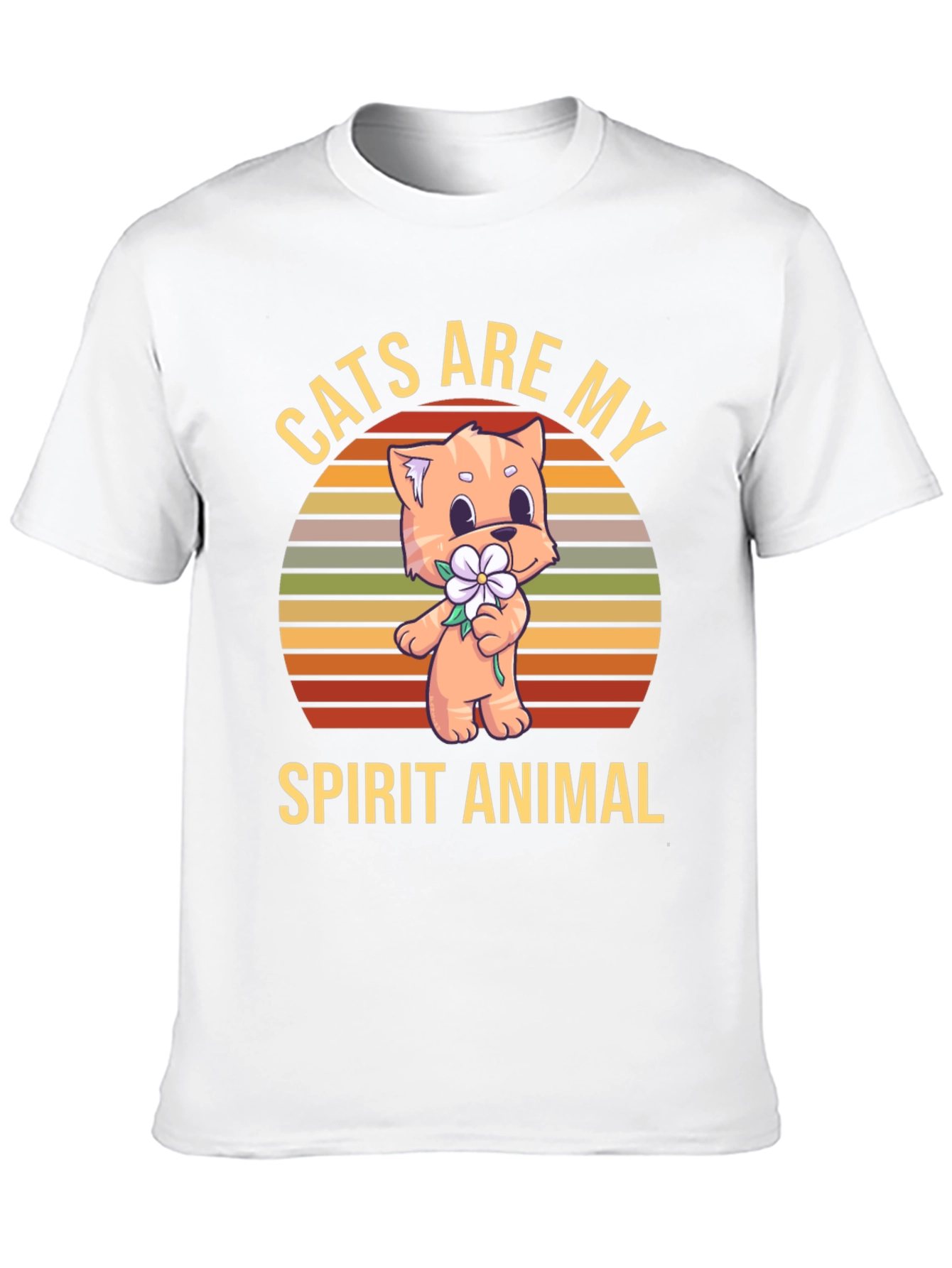 Cats Are My Spirit Animal Graphic Tee