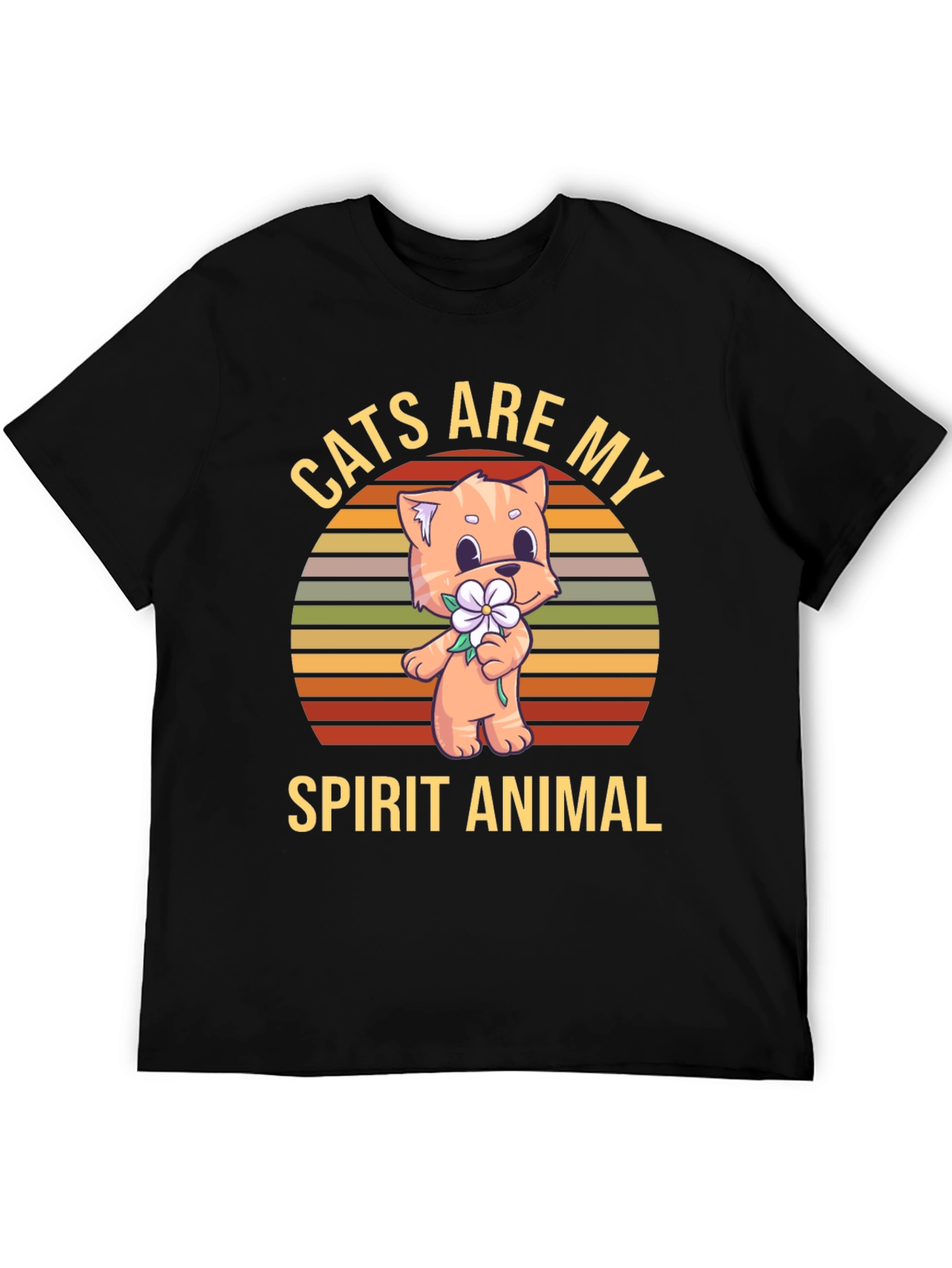 Cats Are My Spirit Animal Graphic Tee