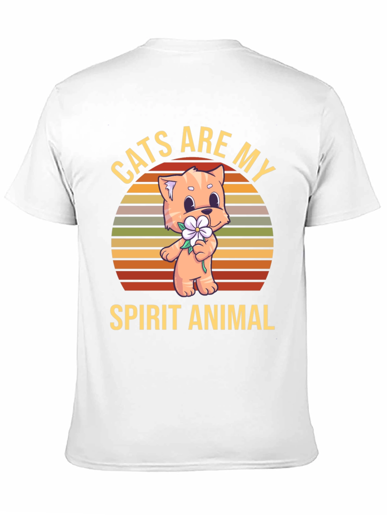 Cats Are My Spirit Animal Graphic Tee