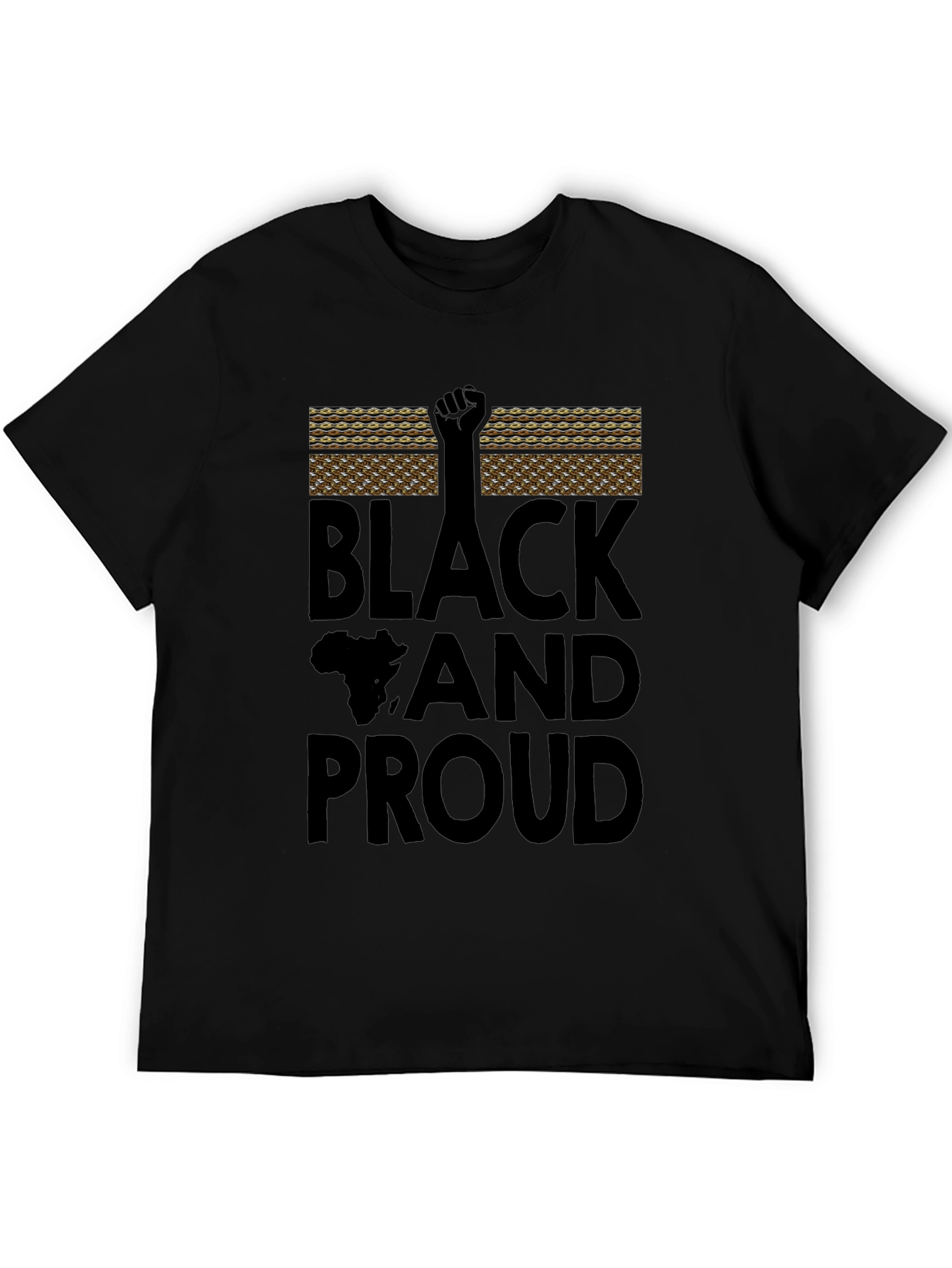 Black and Proud Graphic T-Shirt - Empowering Design