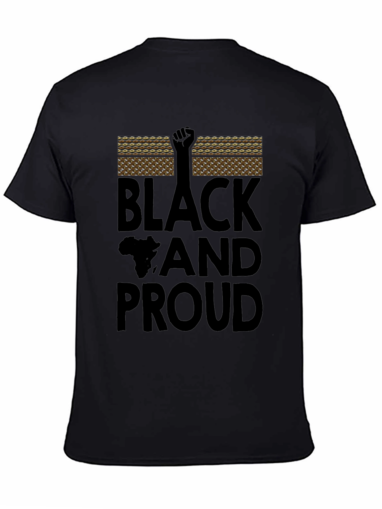 Black and Proud Graphic T-Shirt - Empowering Design