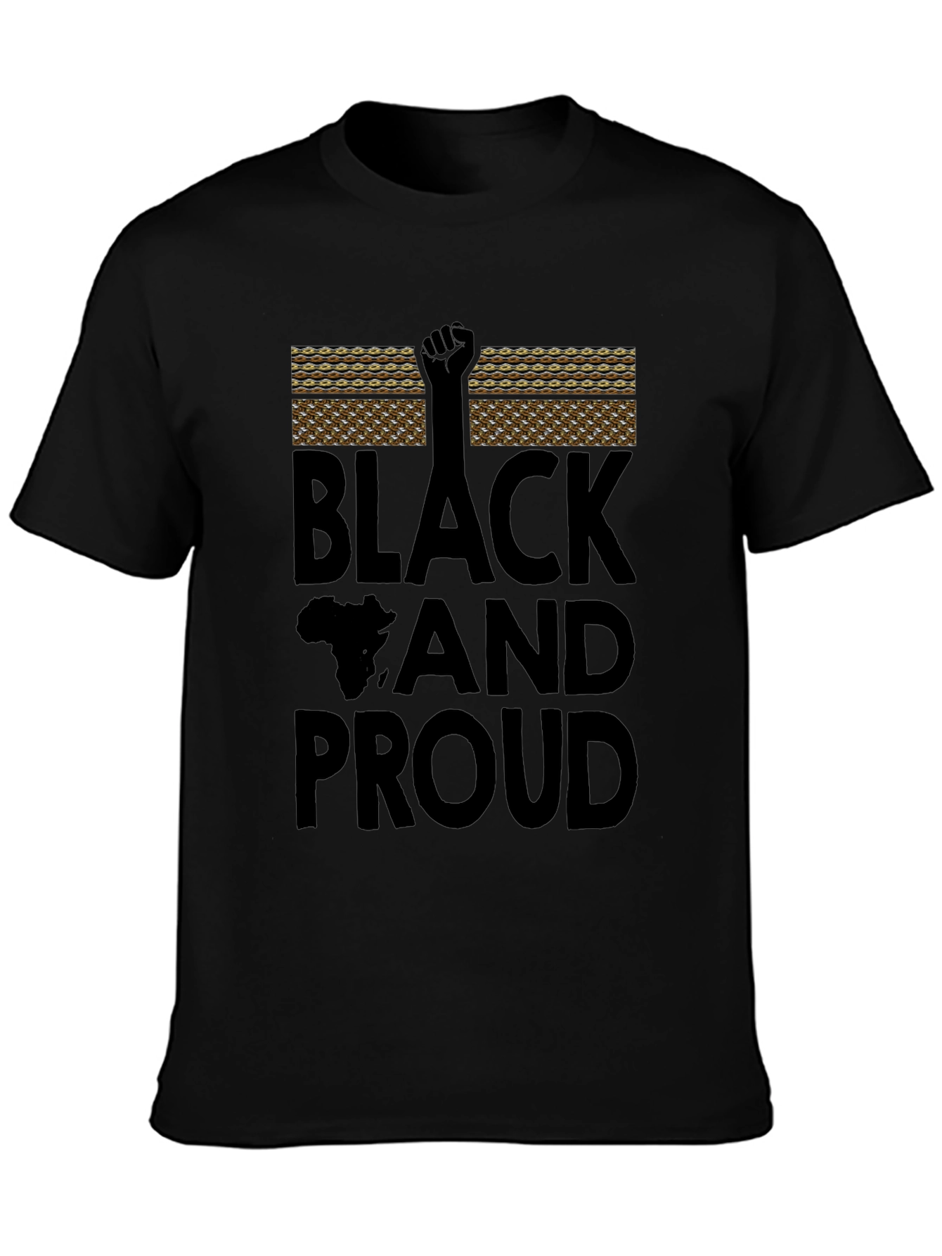 Black and Proud Graphic T-Shirt - Empowering Design