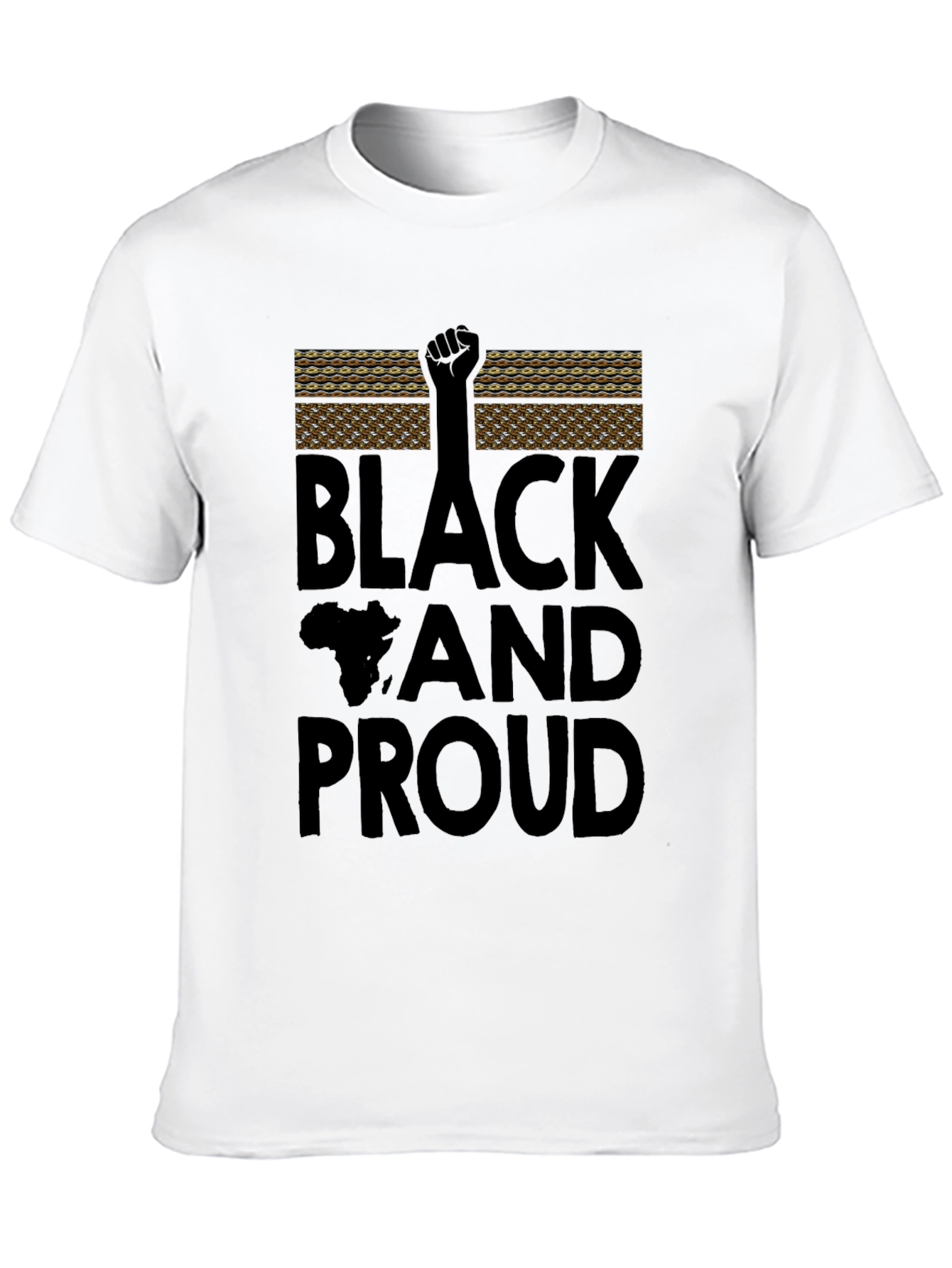 Black and Proud Graphic T-Shirt - Empowering Design