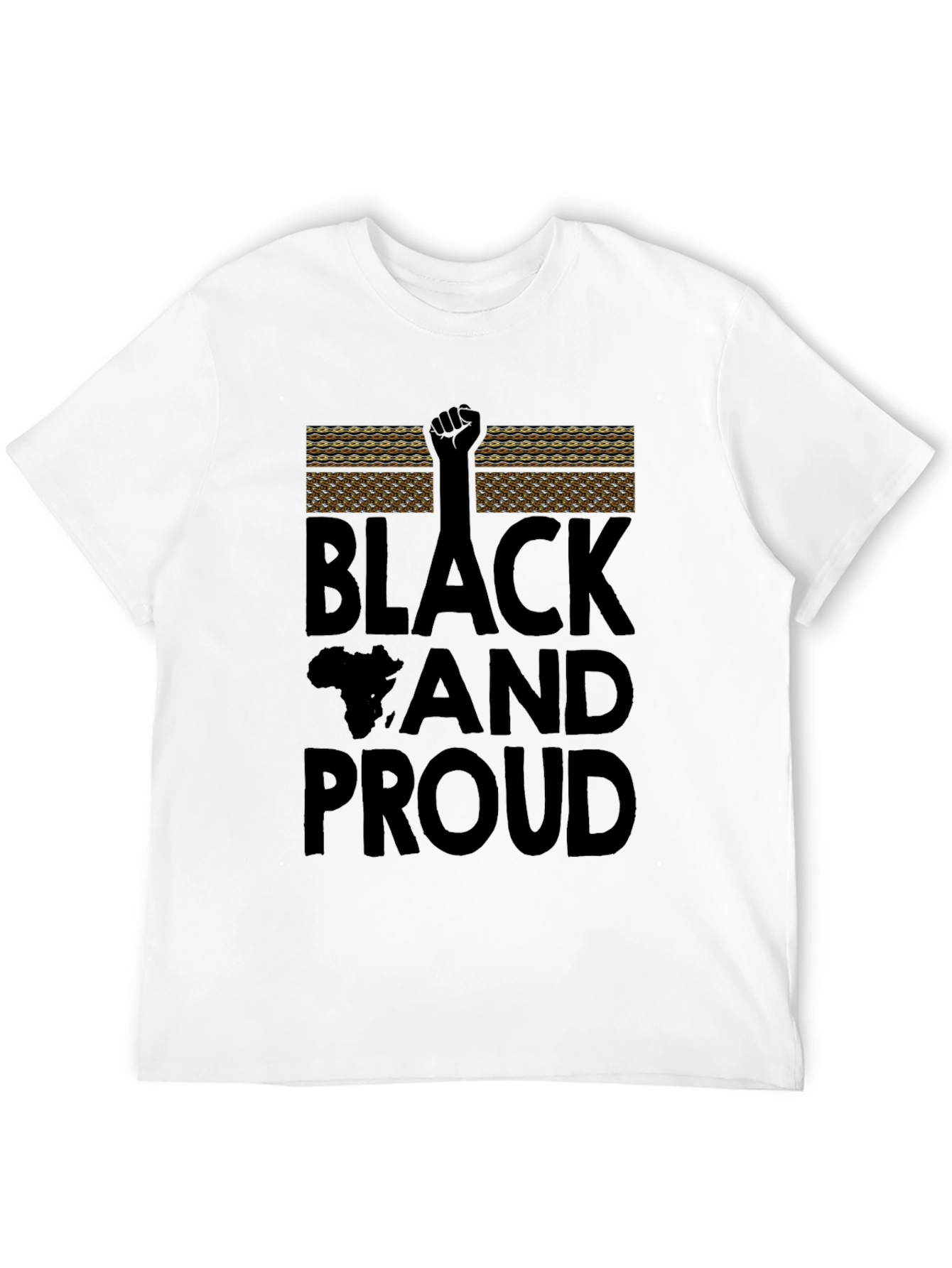Black and Proud Graphic T-Shirt - Empowering Design