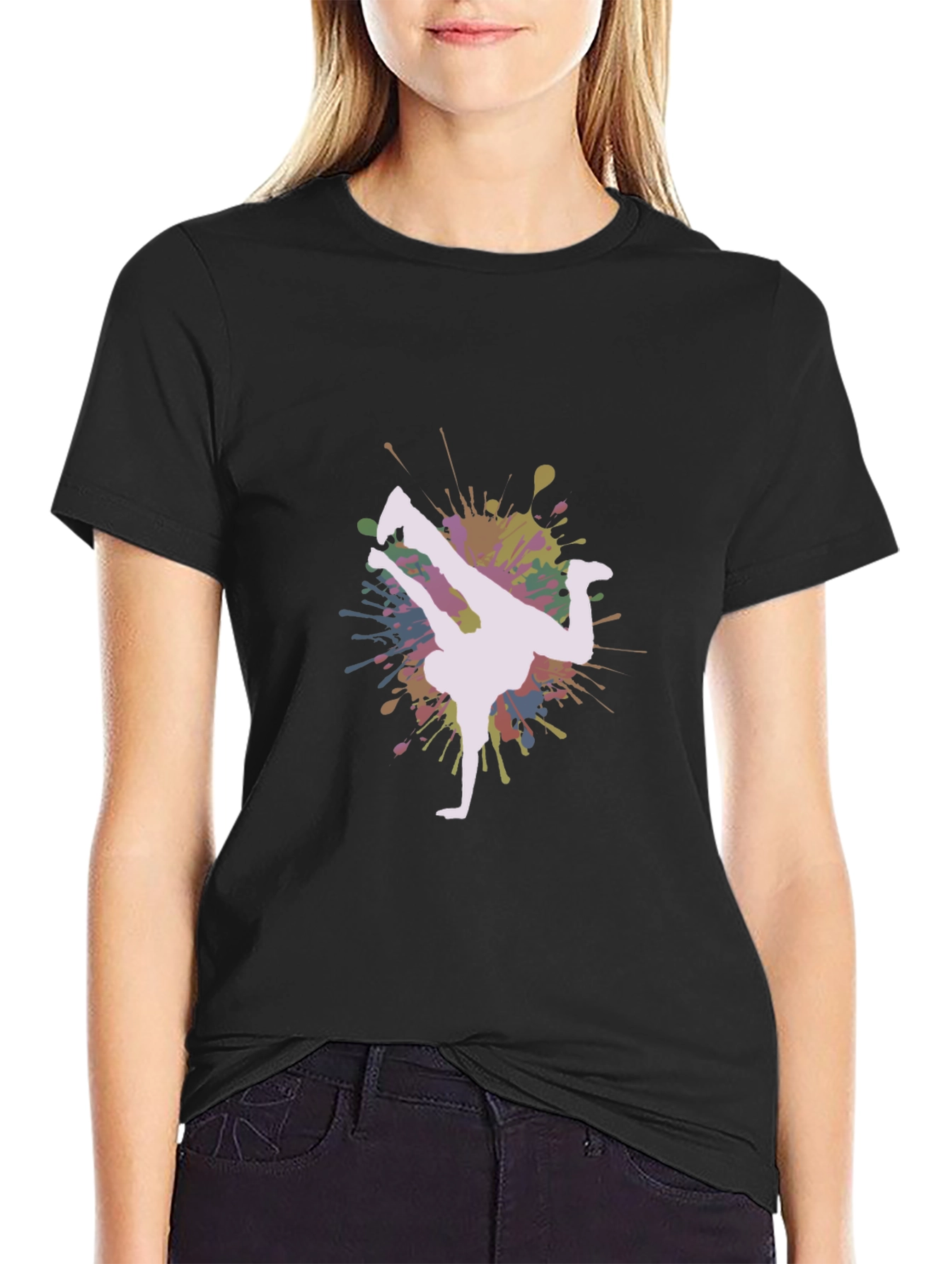 Breakdance Splash T-Shirt - Unique Graphic Tee