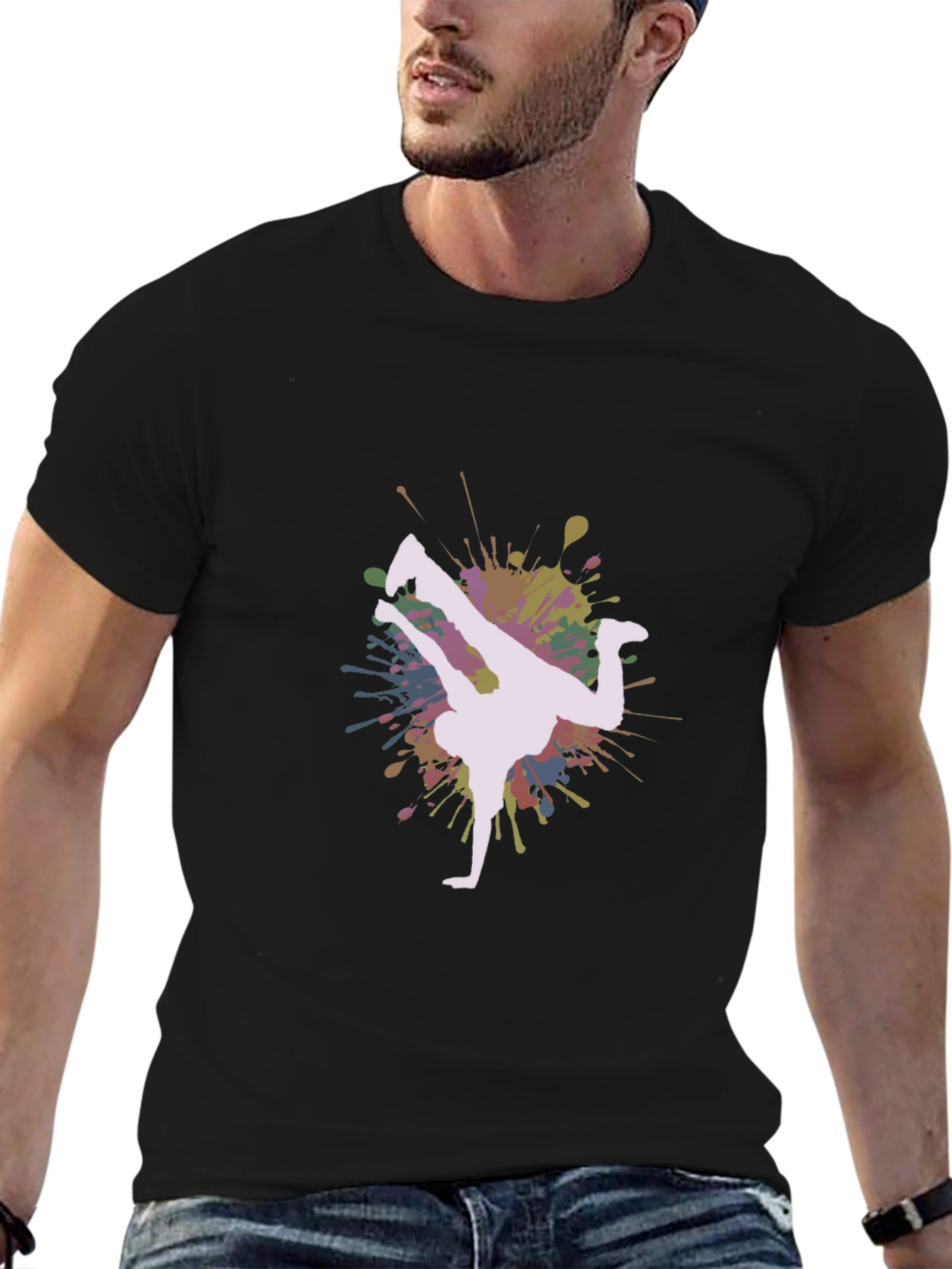 Breakdance Splash T-Shirt - Unique Graphic Tee