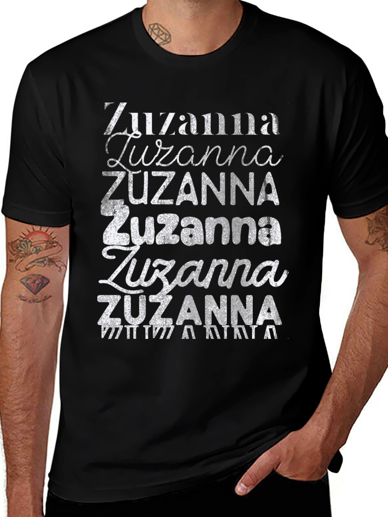 Zuzanna Name T-Shirt - Custom Graphic Tee