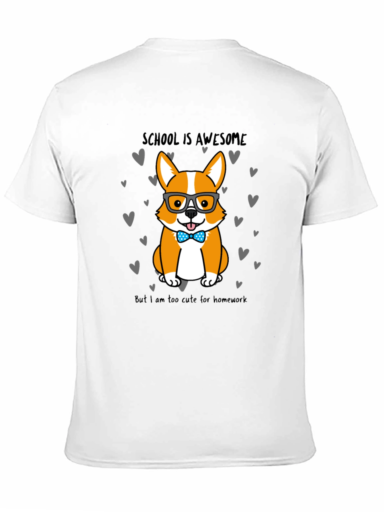 Cute Corgi School T-Shirt