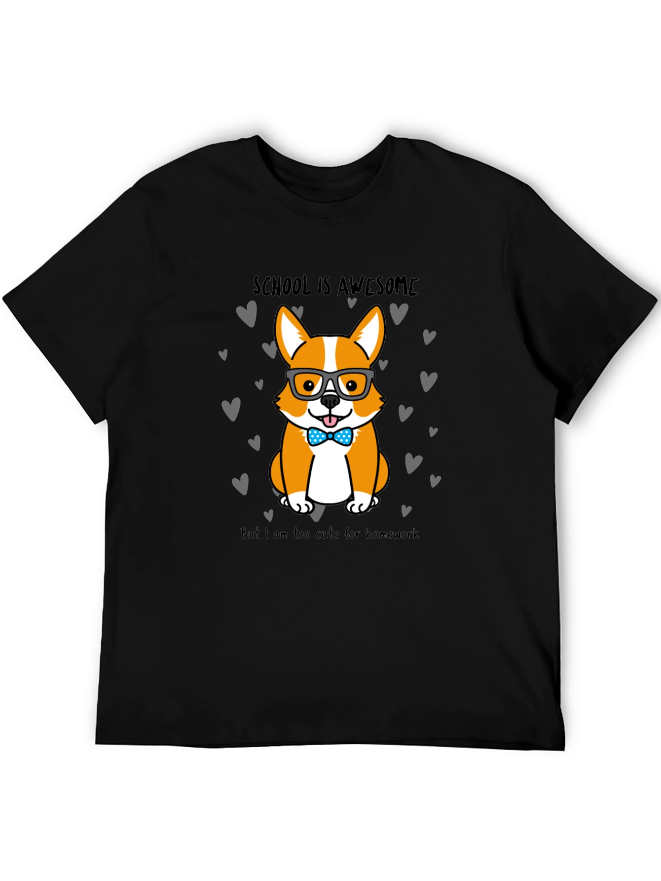 Cute Corgi School T-Shirt