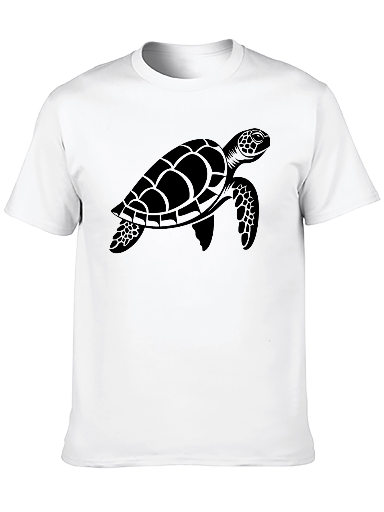 Black Turtle Graphic Tee - Casual Comfort