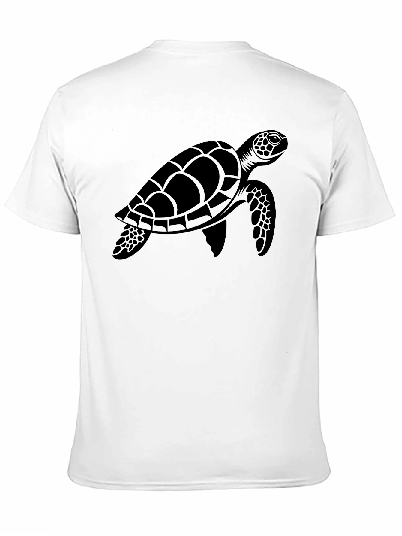 Black Turtle Graphic Tee - Casual Comfort