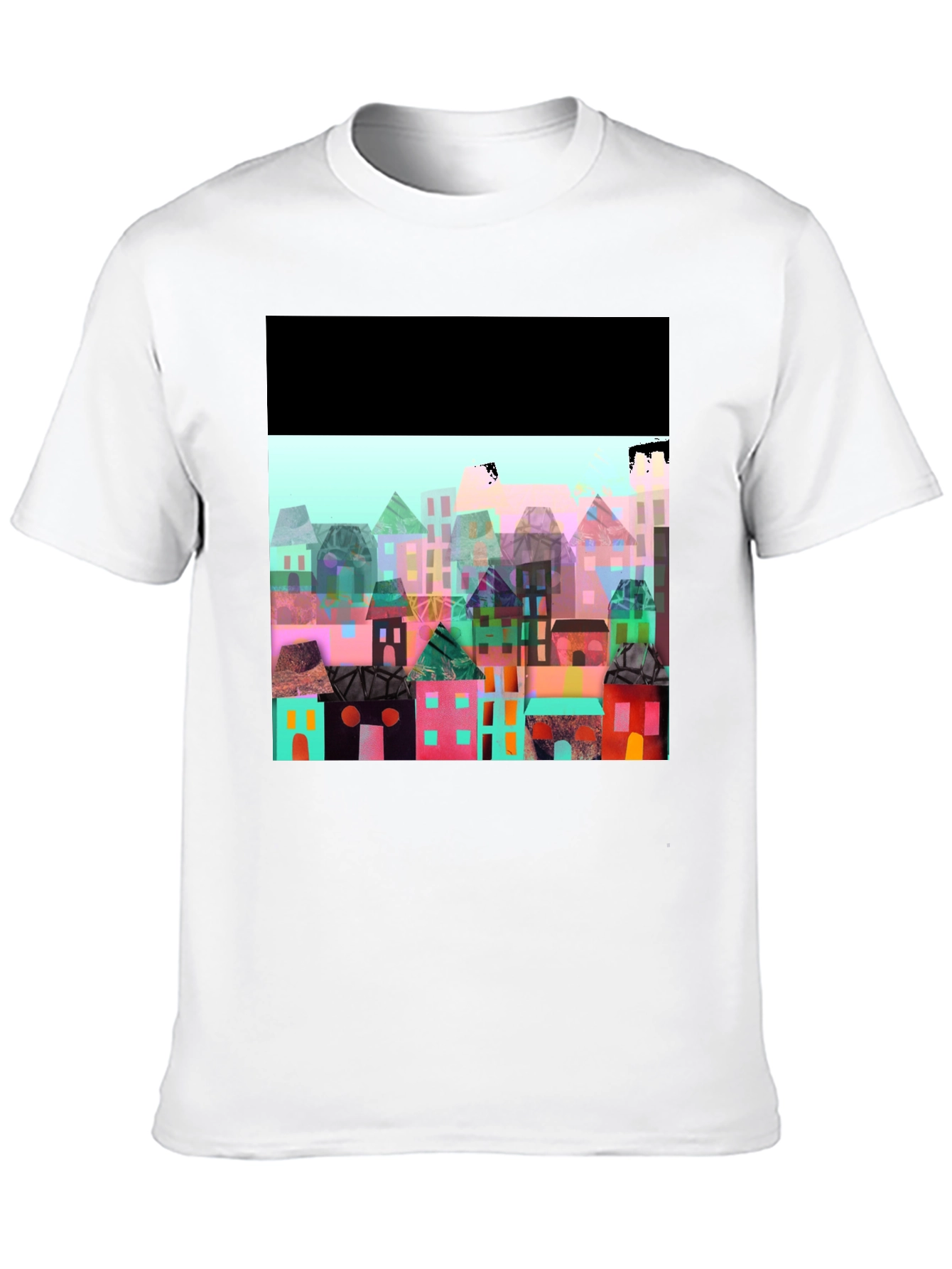 Abstract Town T-Shirt - Artistic Print