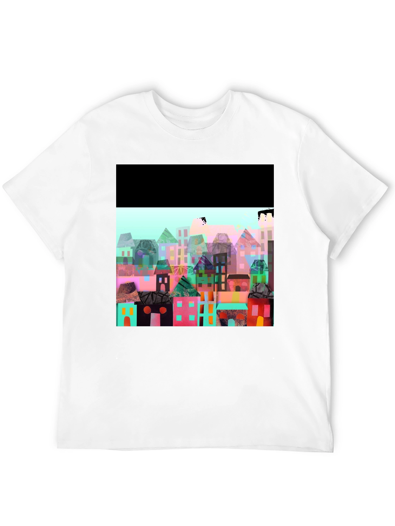 Abstract Town T-Shirt - Artistic Print