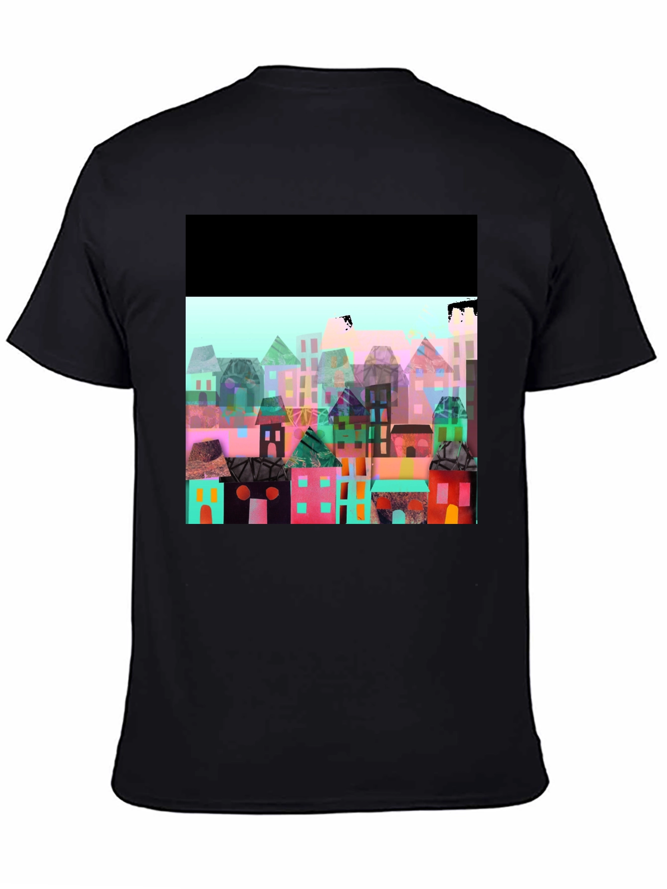 Abstract Town T-Shirt - Artistic Print