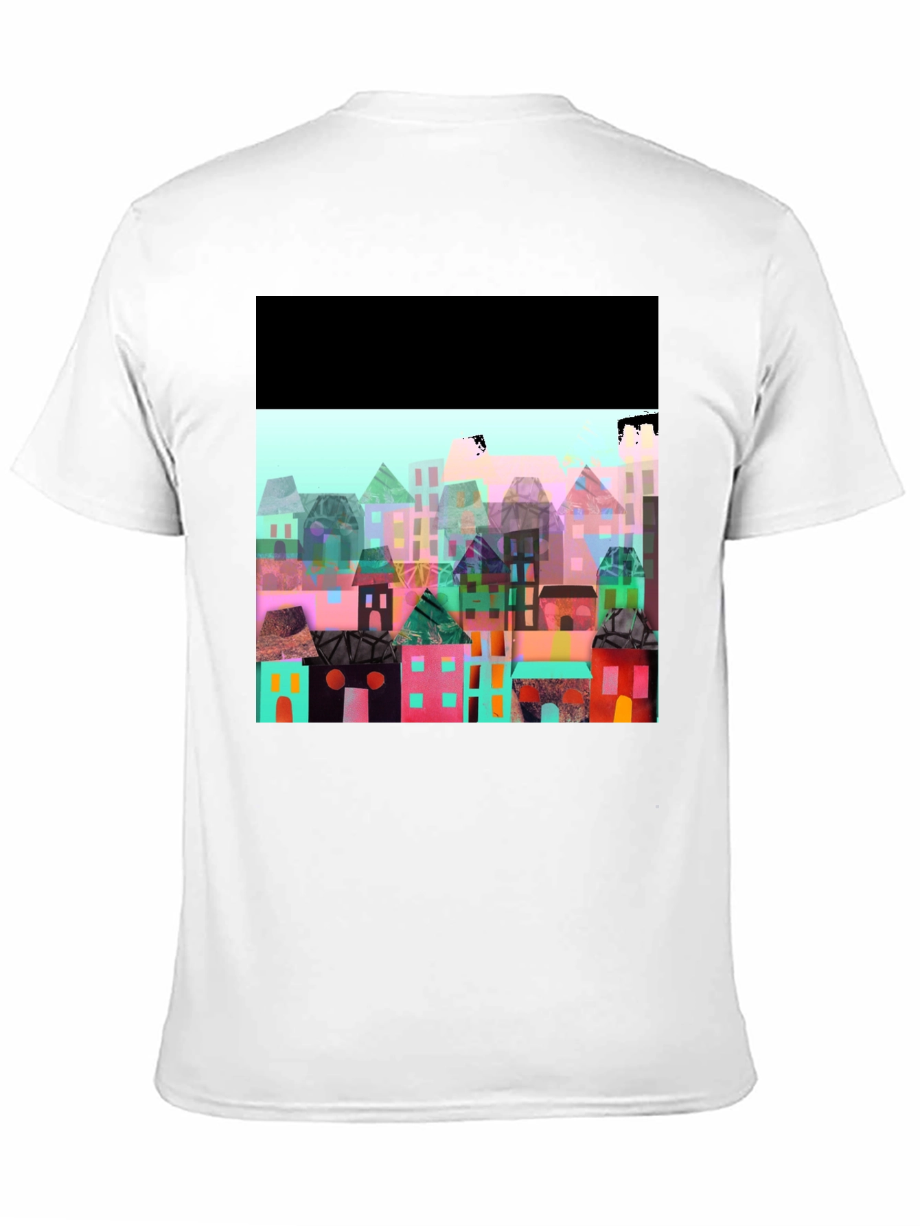 Abstract Town T-Shirt - Artistic Print