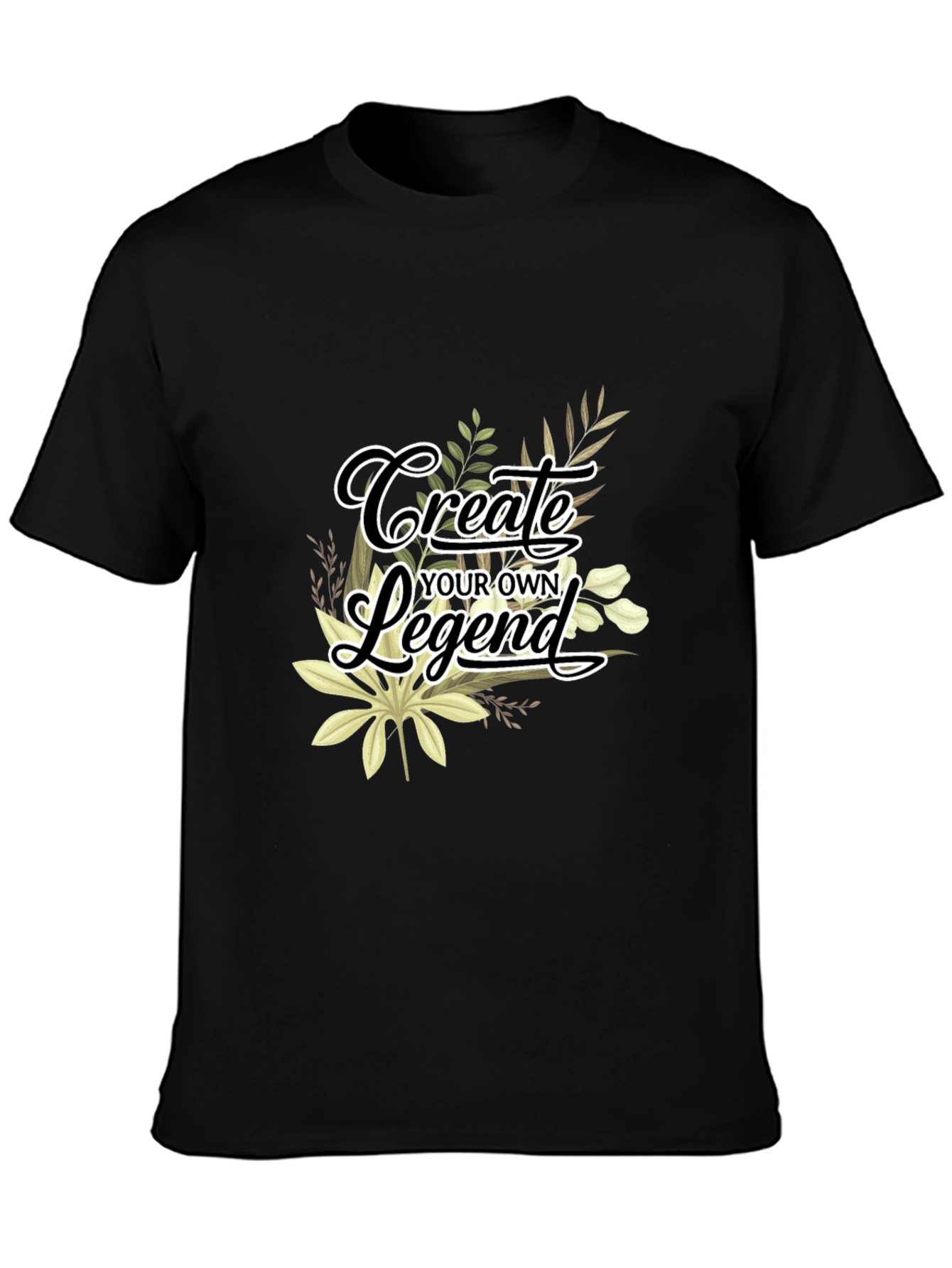 Create Your Own Legend Graphic Tee - Black