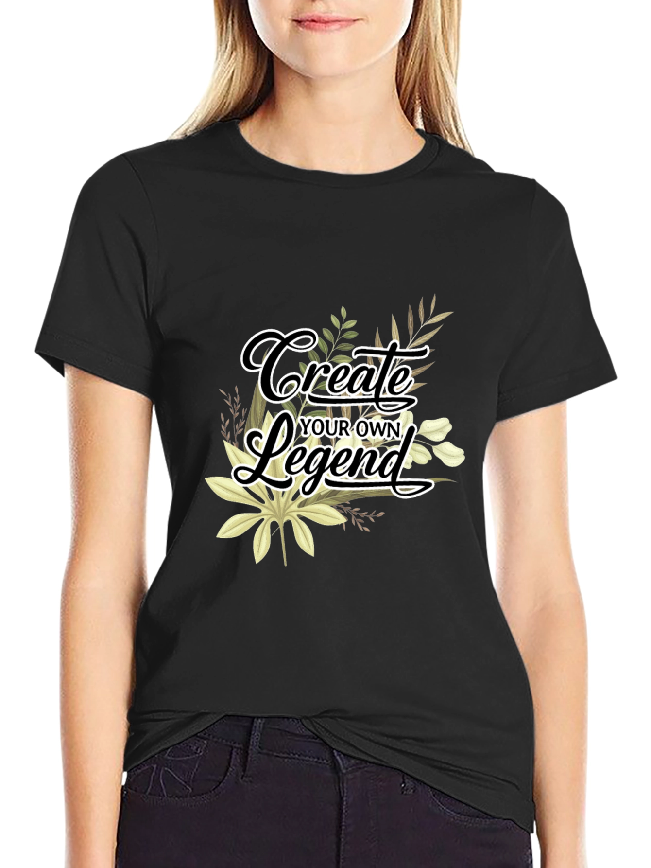 Create Your Own Legend Graphic Tee - Black