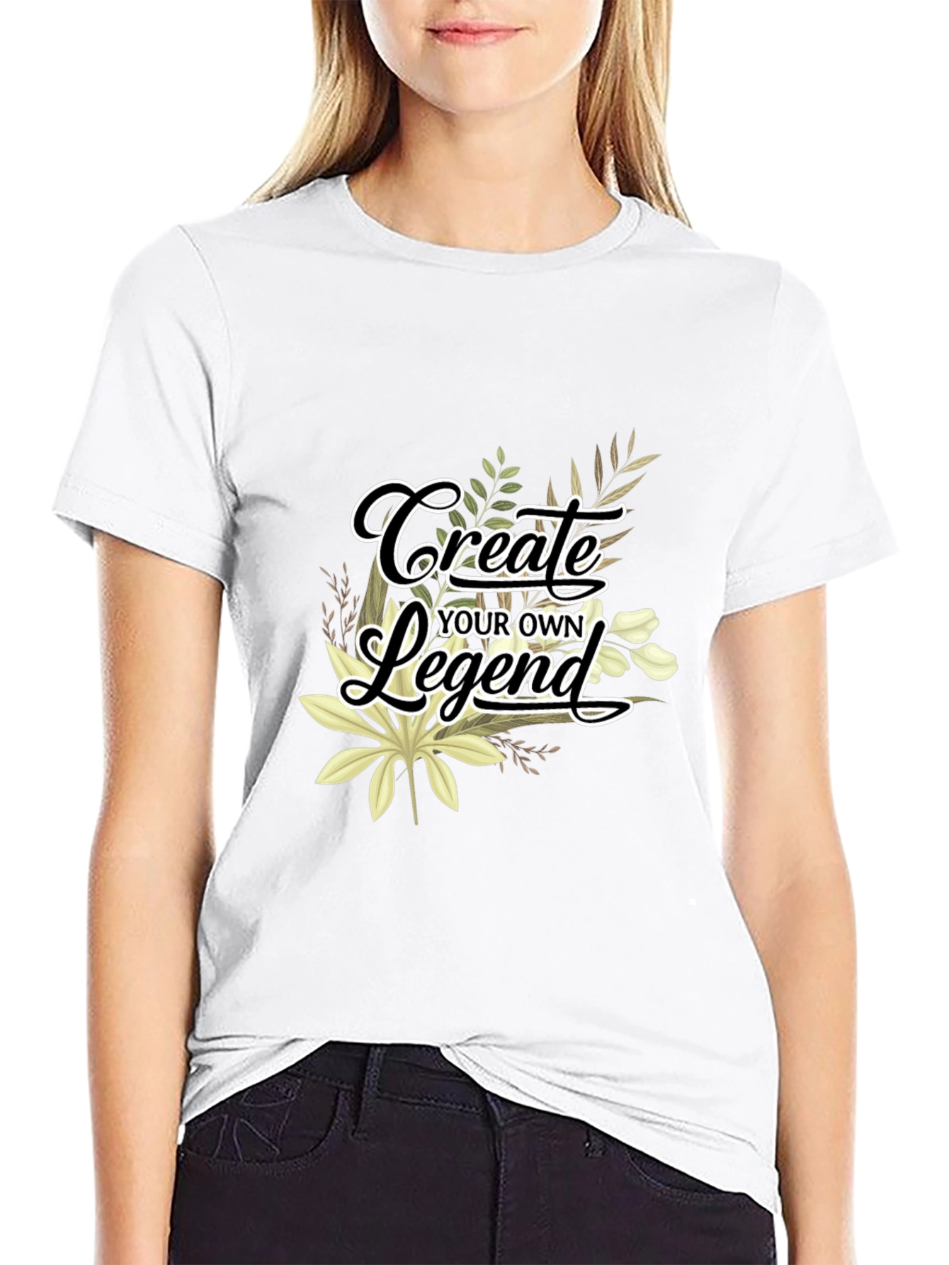 Create Your Own Legend Graphic Tee - Black
