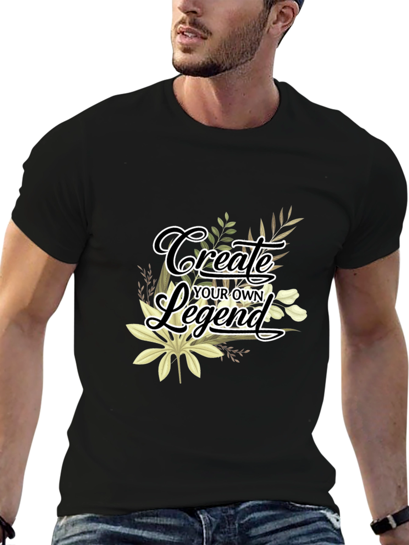 Create Your Own Legend Graphic Tee - Black